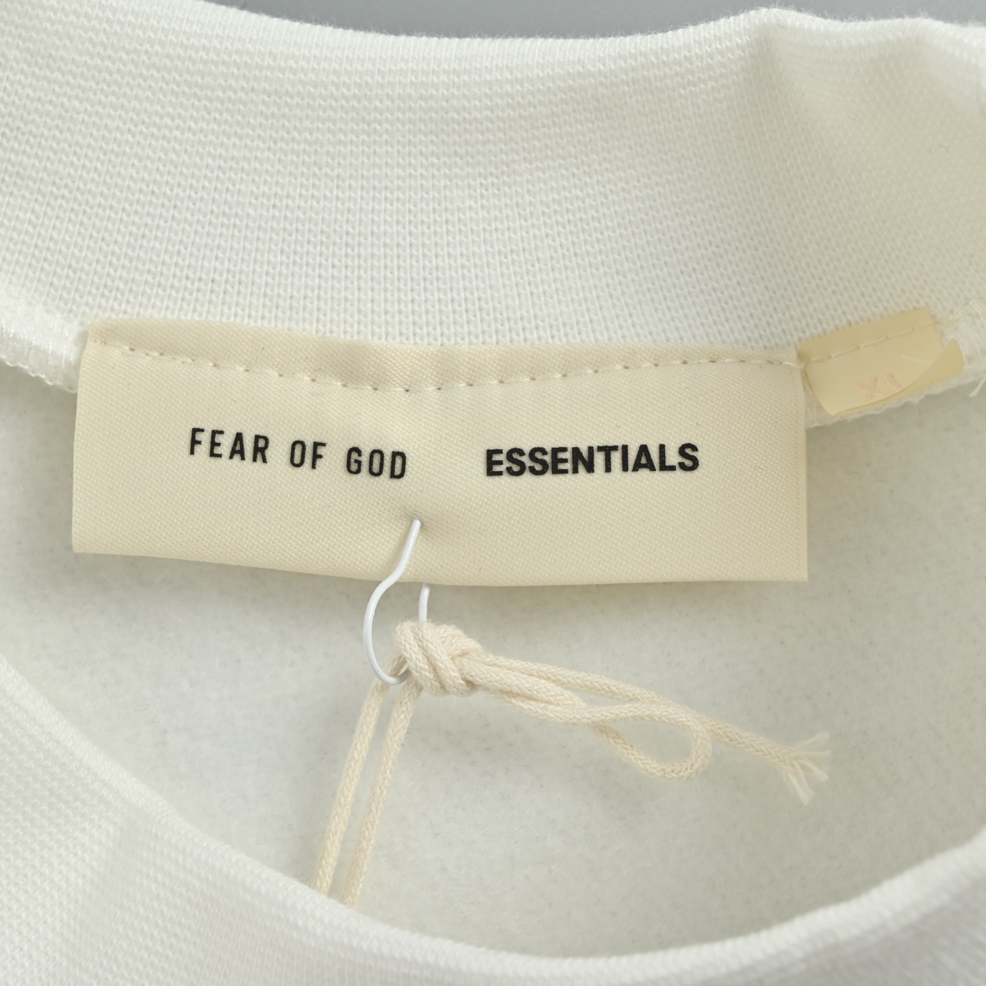 Fear of god Fog Essentials 字母拉丝压花加绒圆领卫衣