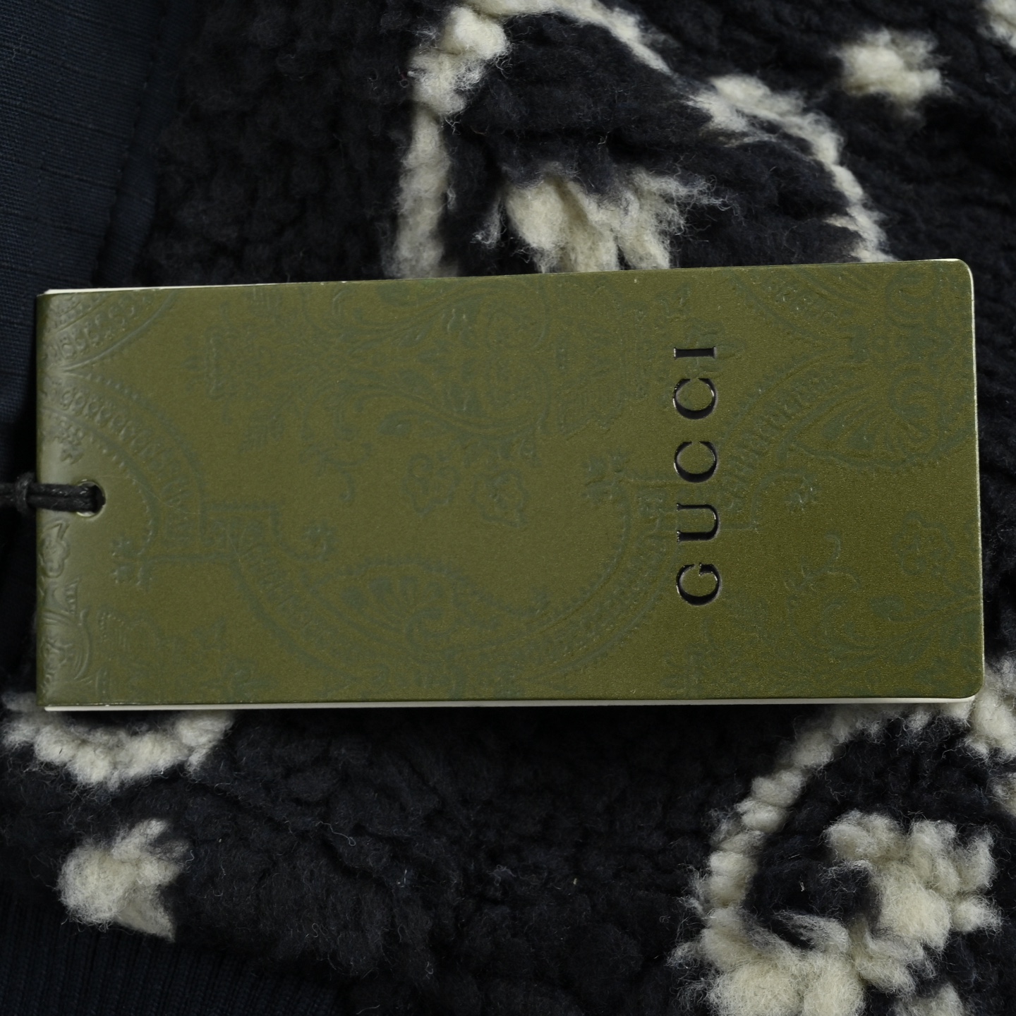 Gucci/古驰 GG满印羊羔绒连帽外套