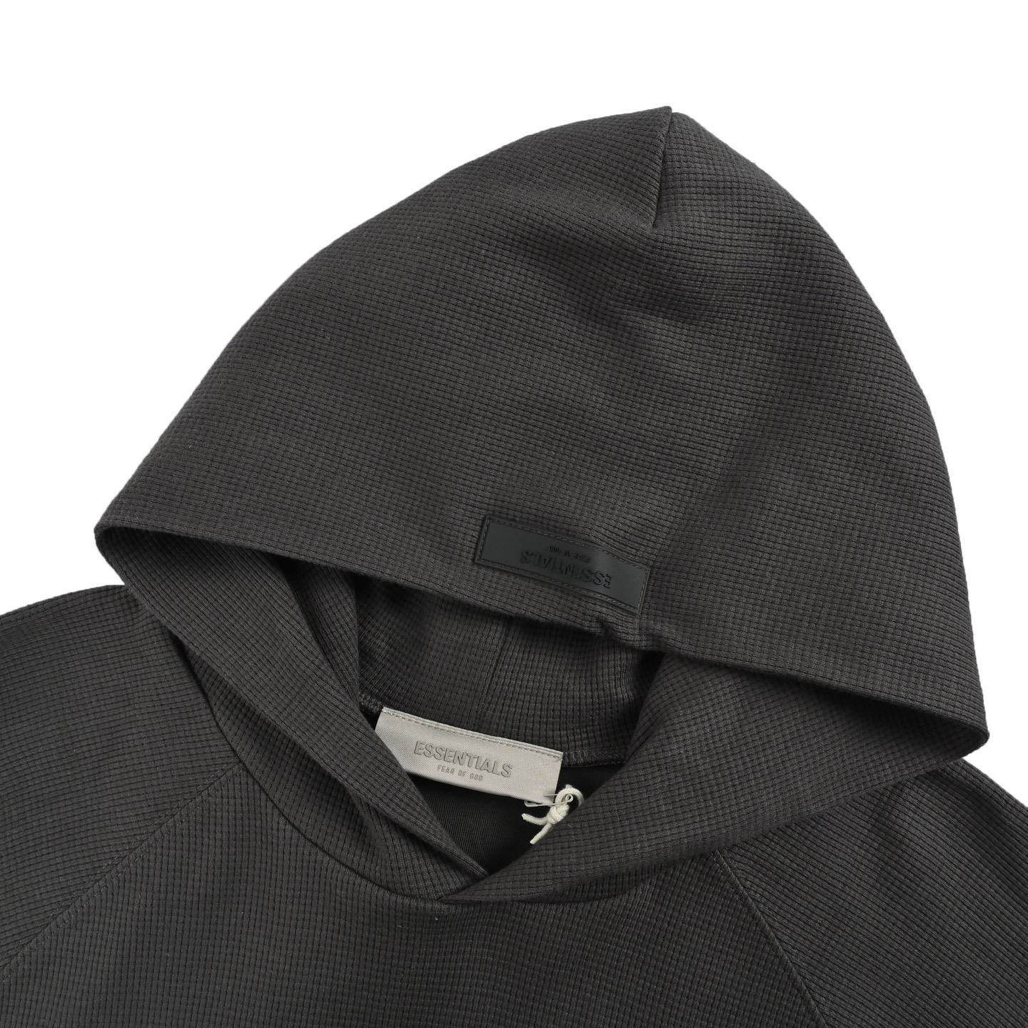 Fear Of God 25Fw 复线胸前硅胶字母华夫格连帽卫衣