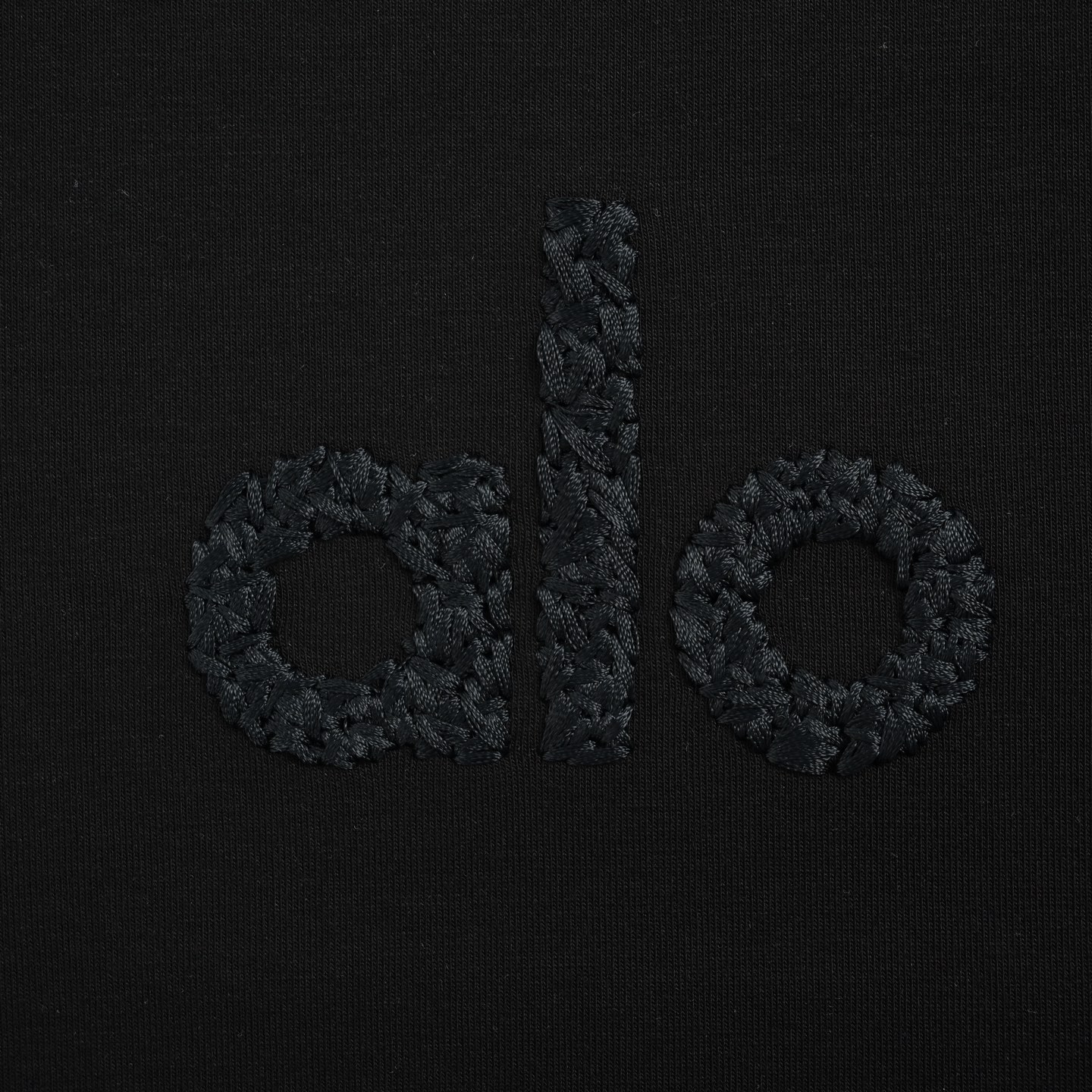 ALO 25Fw 暗纹立体logo榻榻米刺绣长袖T恤