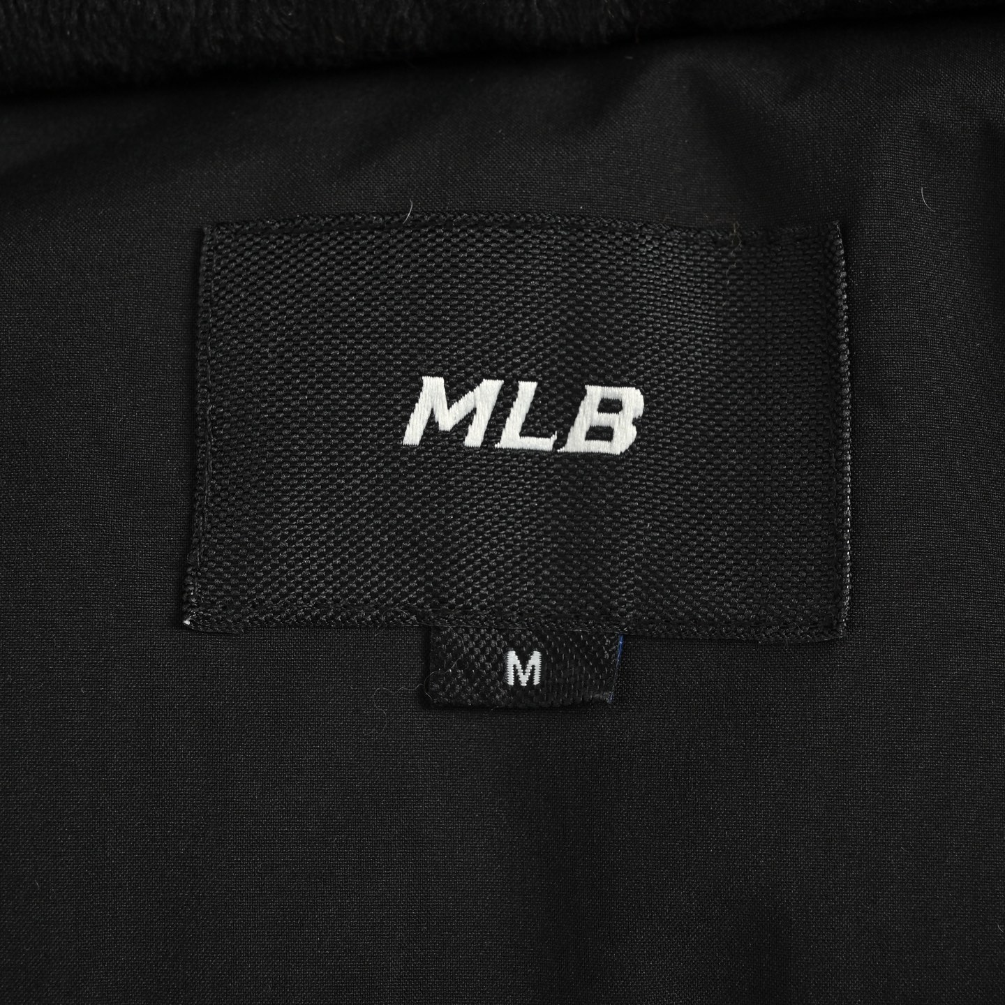 MLB 工装中长款毛领连帽羽绒服
