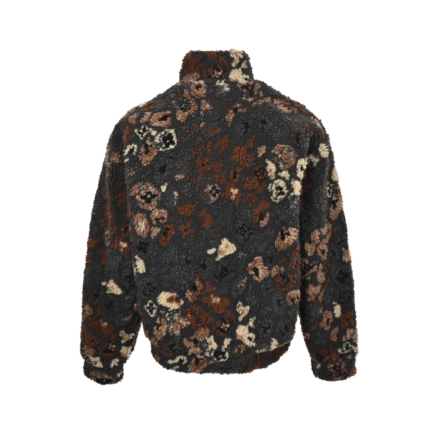 Louis Vuitton & Nigo 花型双面穿抓绒羊羔绒外套