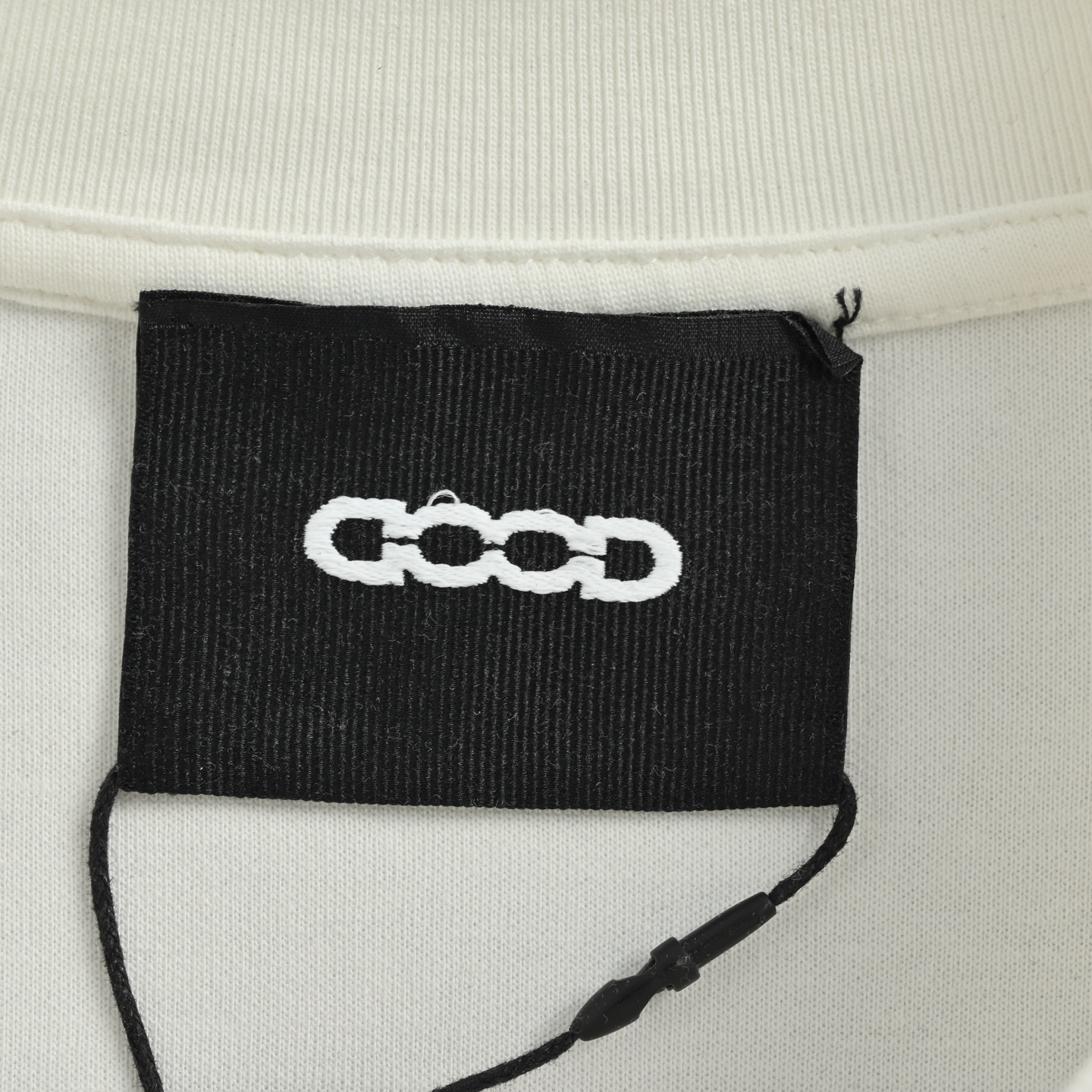 GOOD BRAND 立体小花刺绣长袖T恤 黑色 白色