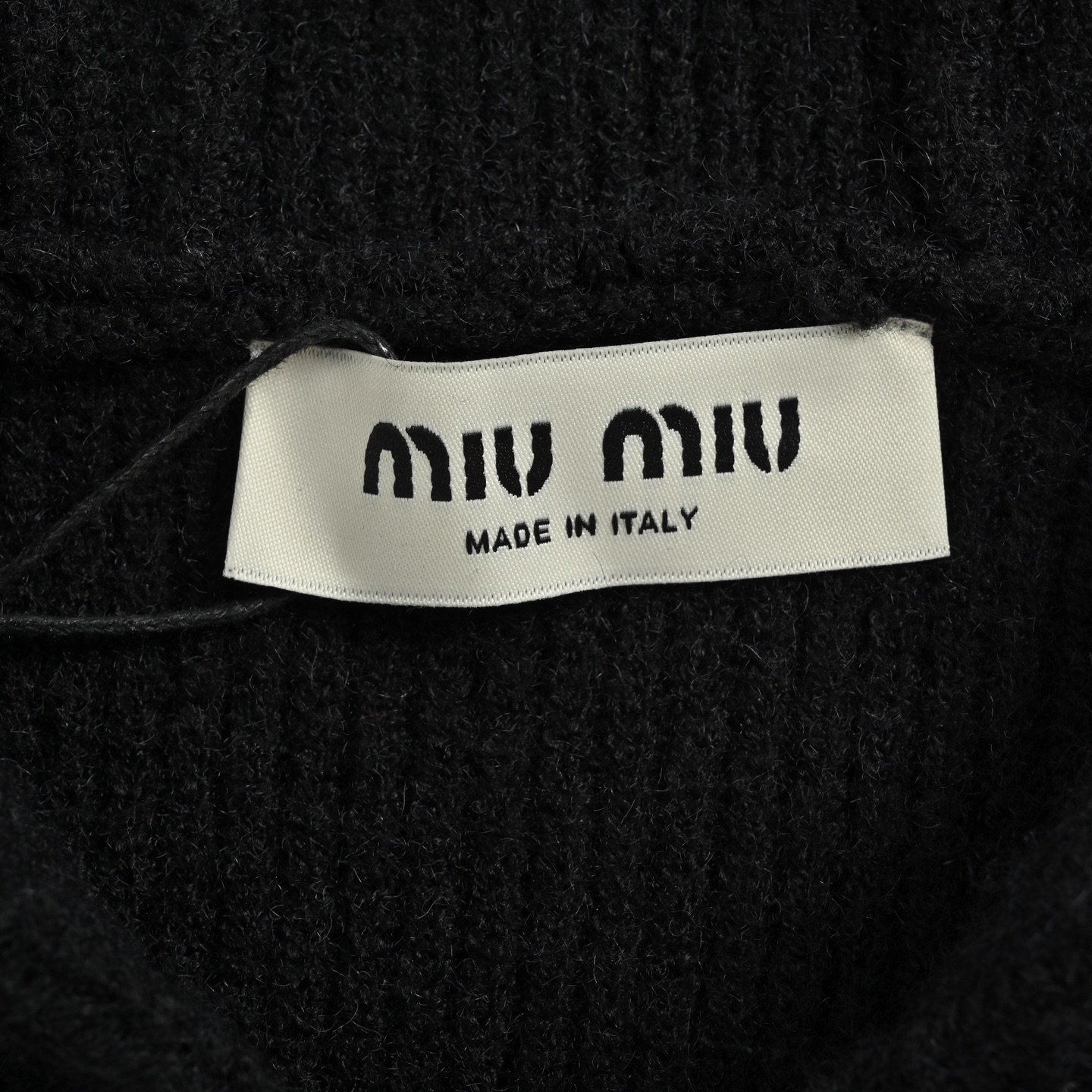 Miu Miu/缪缪 贴布logo刺绣拉链毛衣外套