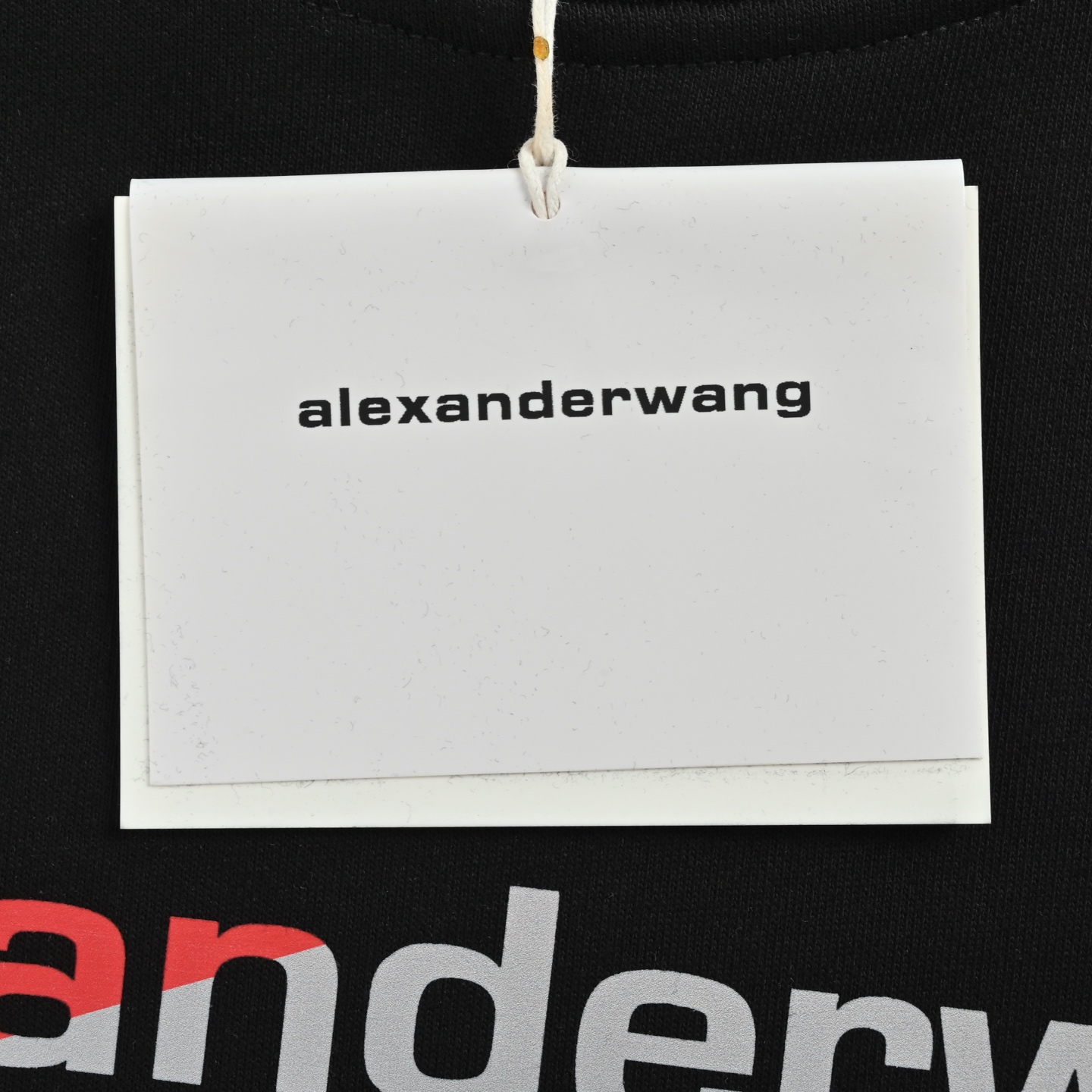 Alexander Wang/亚历山大王 25Fw 五排字母圆领卫衣