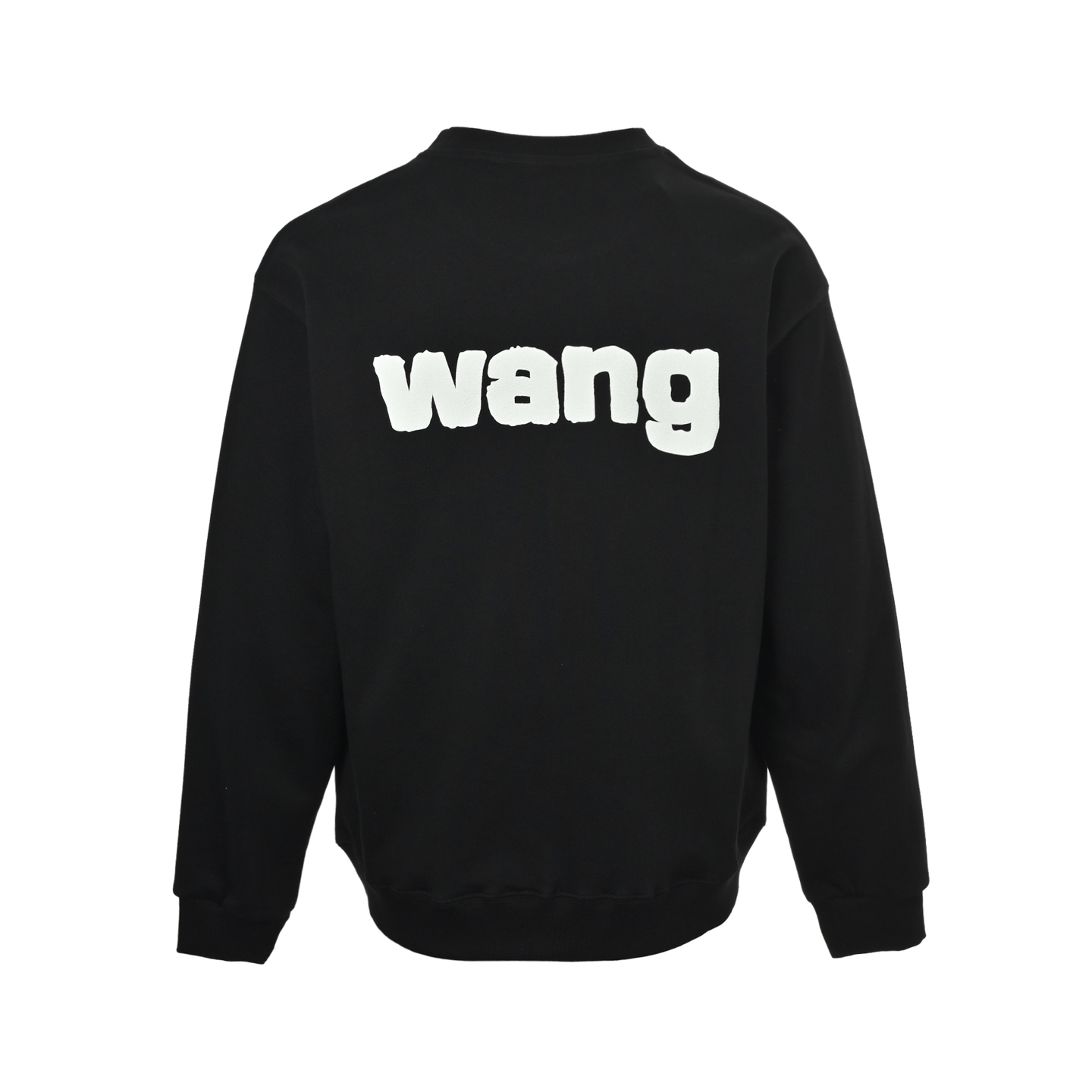 Alexander Wang/亚历山大王 25Fw 毛边字母圆领卫衣-Chinese UA Cheap High Quatity Brand Clothes Bags handbags Sneakers wholesale wholesaler seller from China Factory suppliers Fashion Clothing Shoes best Quality Beautiful Price Alexander Wang/亚历山大王 25Fw 毛边字母圆领卫衣