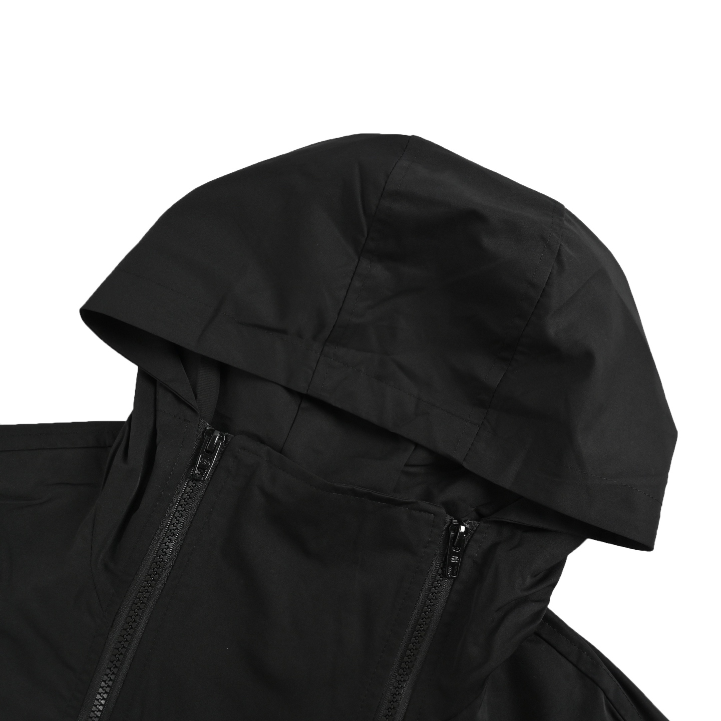 Balenciaga/巴黎世家3Bsporty双拉链黑色夹克冲锋衣外套