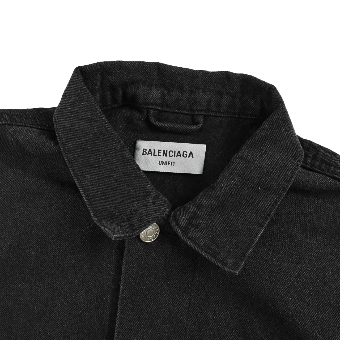 Balenciaga/巴黎世家 可乐刺绣压胶字母牛仔外套