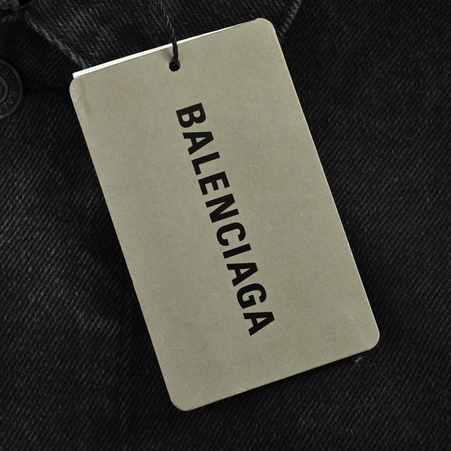 Balenciaga/巴黎世家 双B手绘涂鸦印花牛仔外套