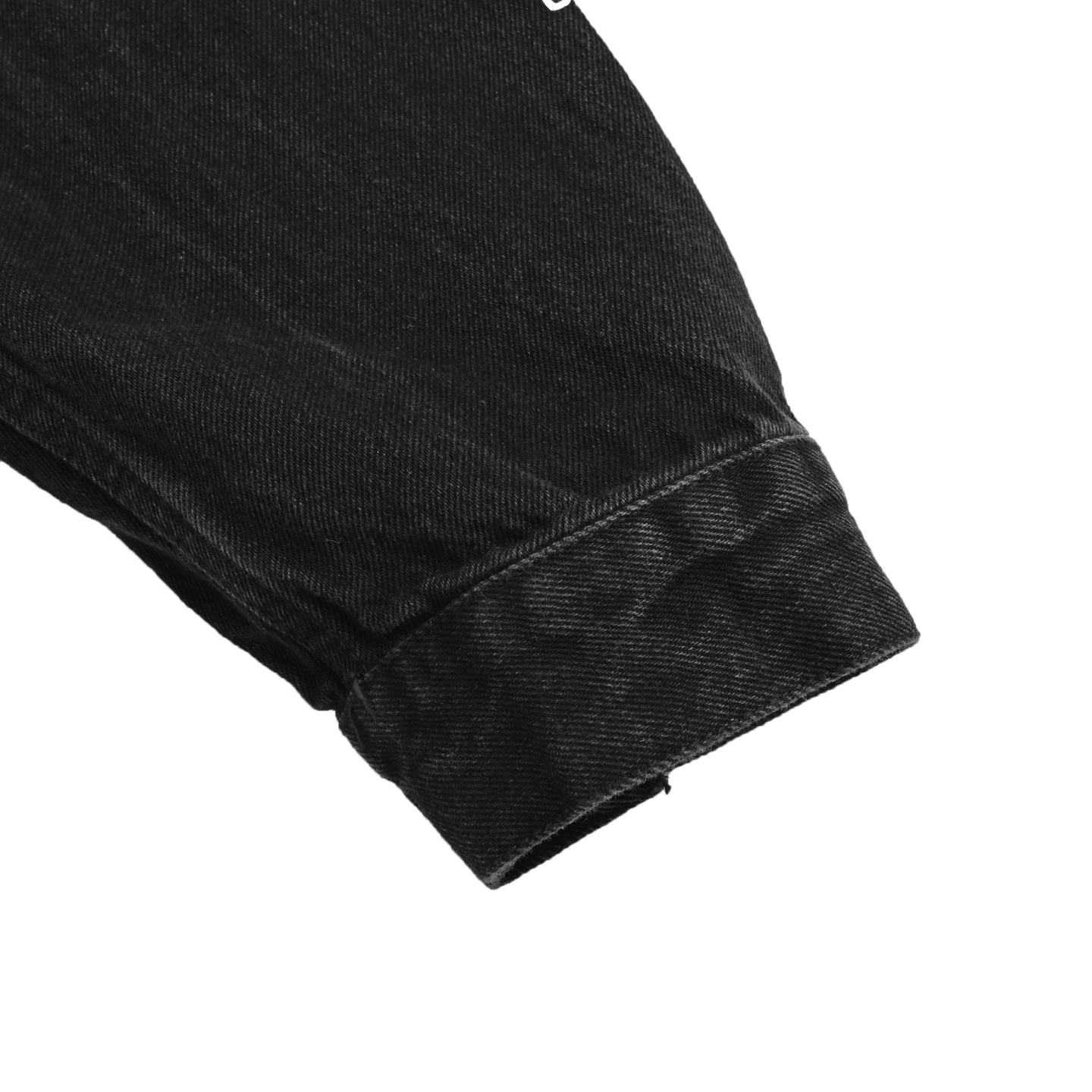 Balenciaga/巴黎世家 后背多标满印logo印花牛仔外套