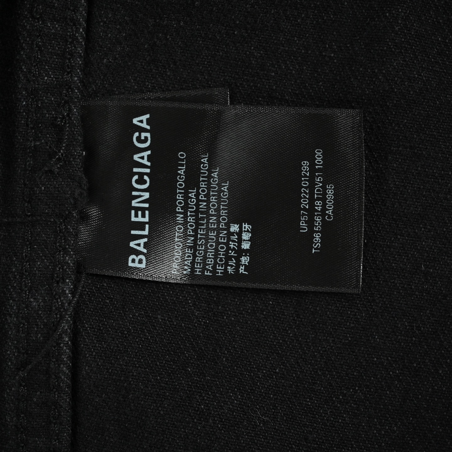 Balenciaga/巴黎世家 后背多标满印logo印花牛仔外套