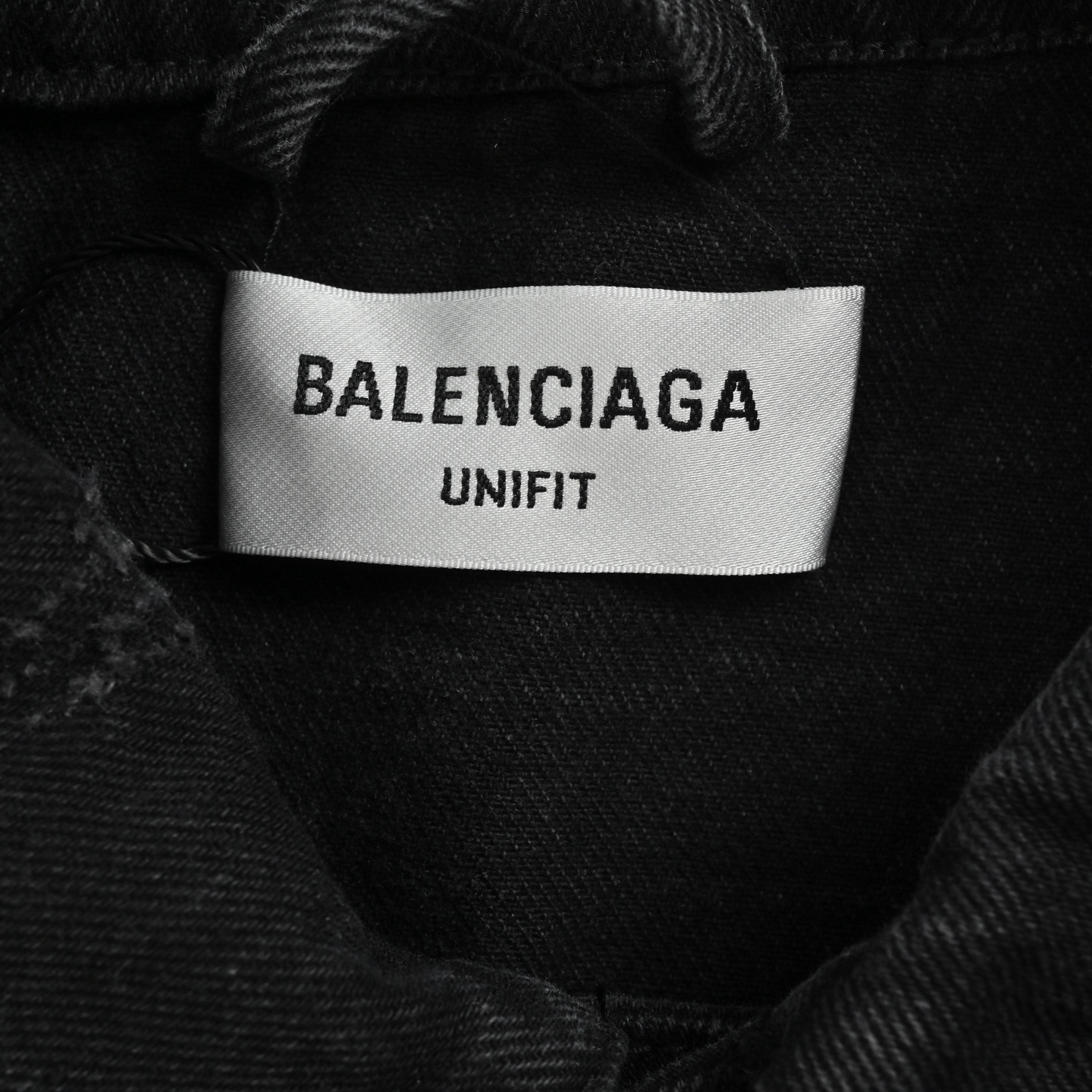 Balenciaga/巴黎世家 后背多标满印logo印花牛仔外套