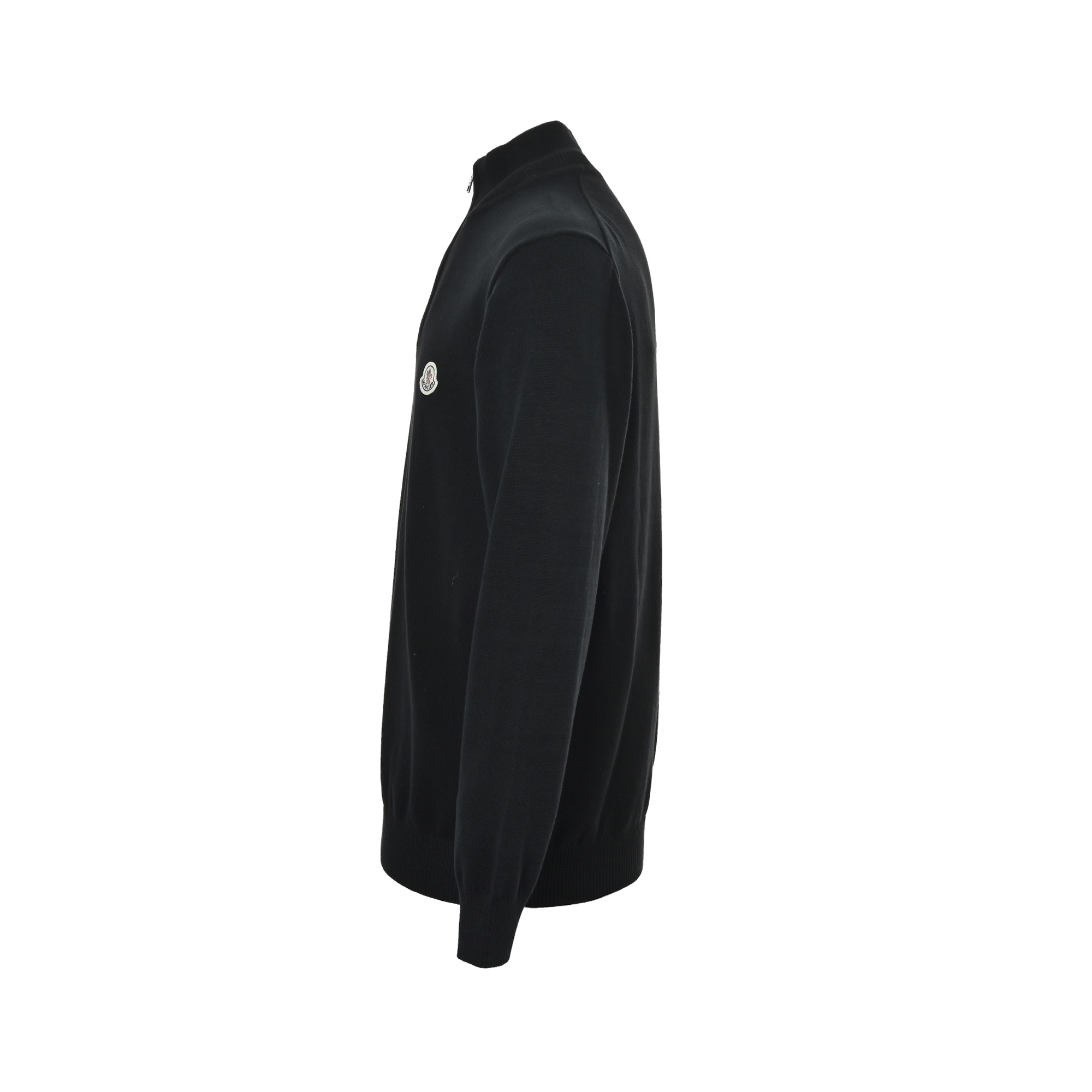 Moncler/蒙口 小标logo半拉链毛衣 黑色 藏蓝 灰