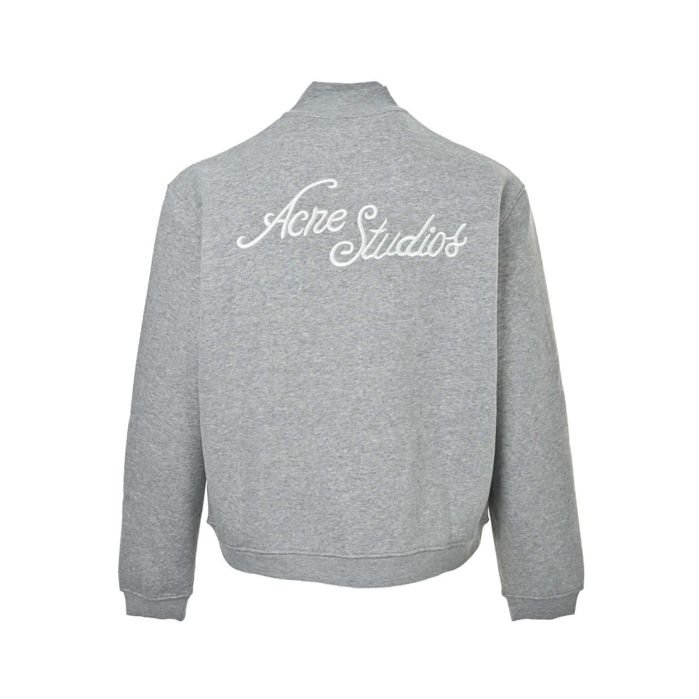 Acne Studios 25Fw 后背立体刺绣LOGO 拉链夹克外套