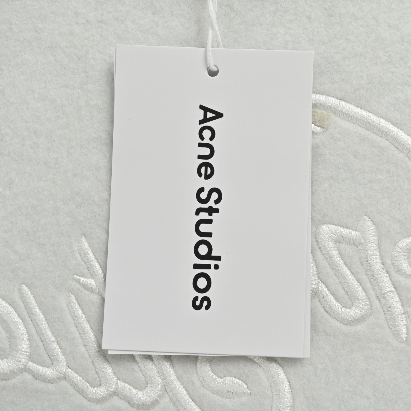 Acne Studios 25Fw 后背立体刺绣LOGO 拉链夹克外套