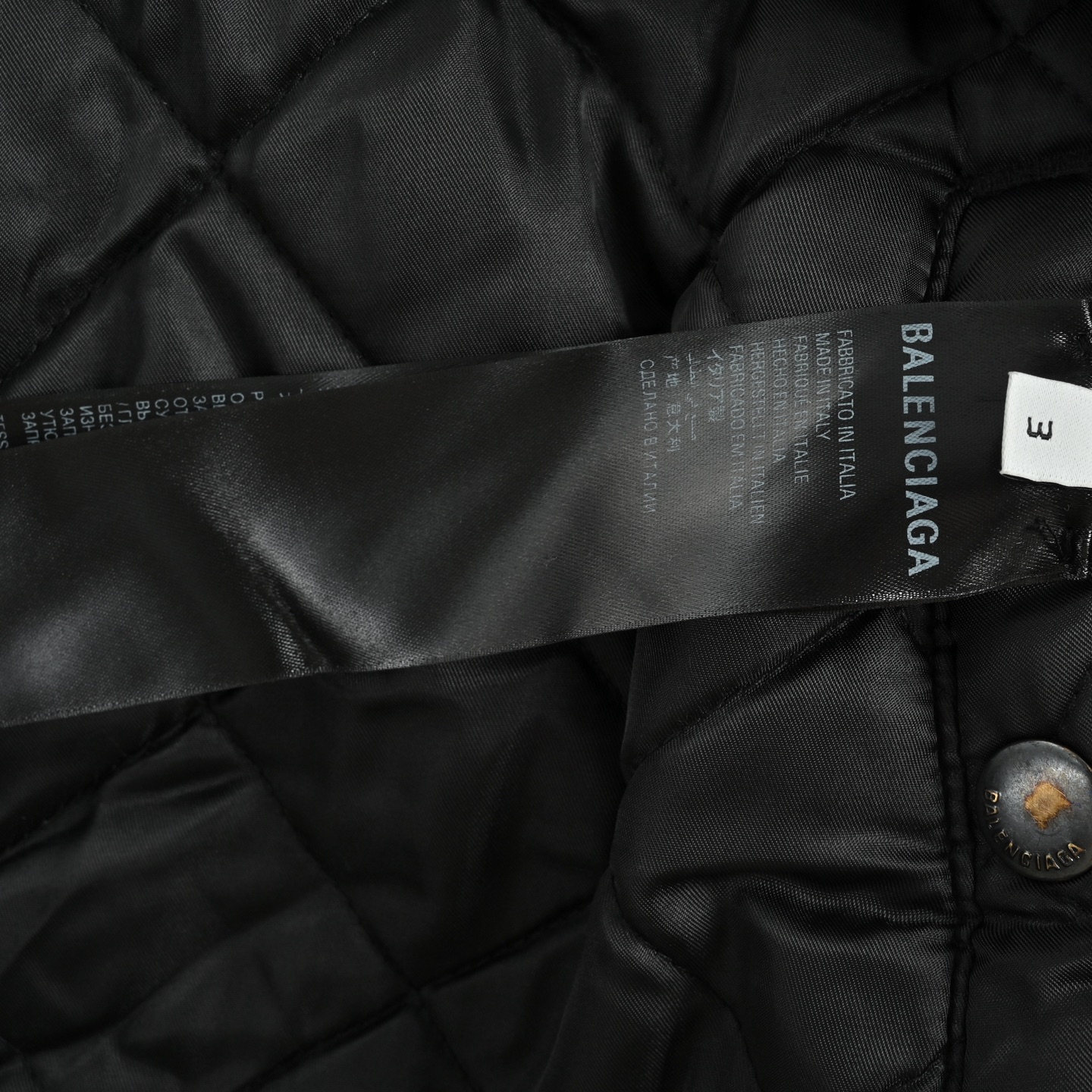 Balenciaga/巴黎世家bomber破洞连帽棉服