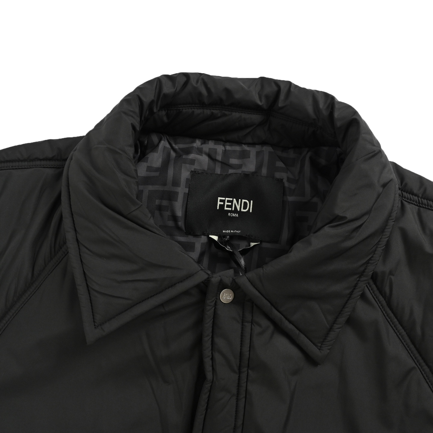 Fendi/芬迪 华达呢薄棉棉服夹克外套