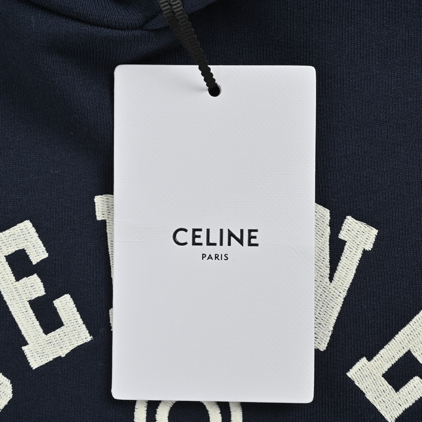 Celine/赛琳 25Fw 刺绣字母徽标连帽卫衣