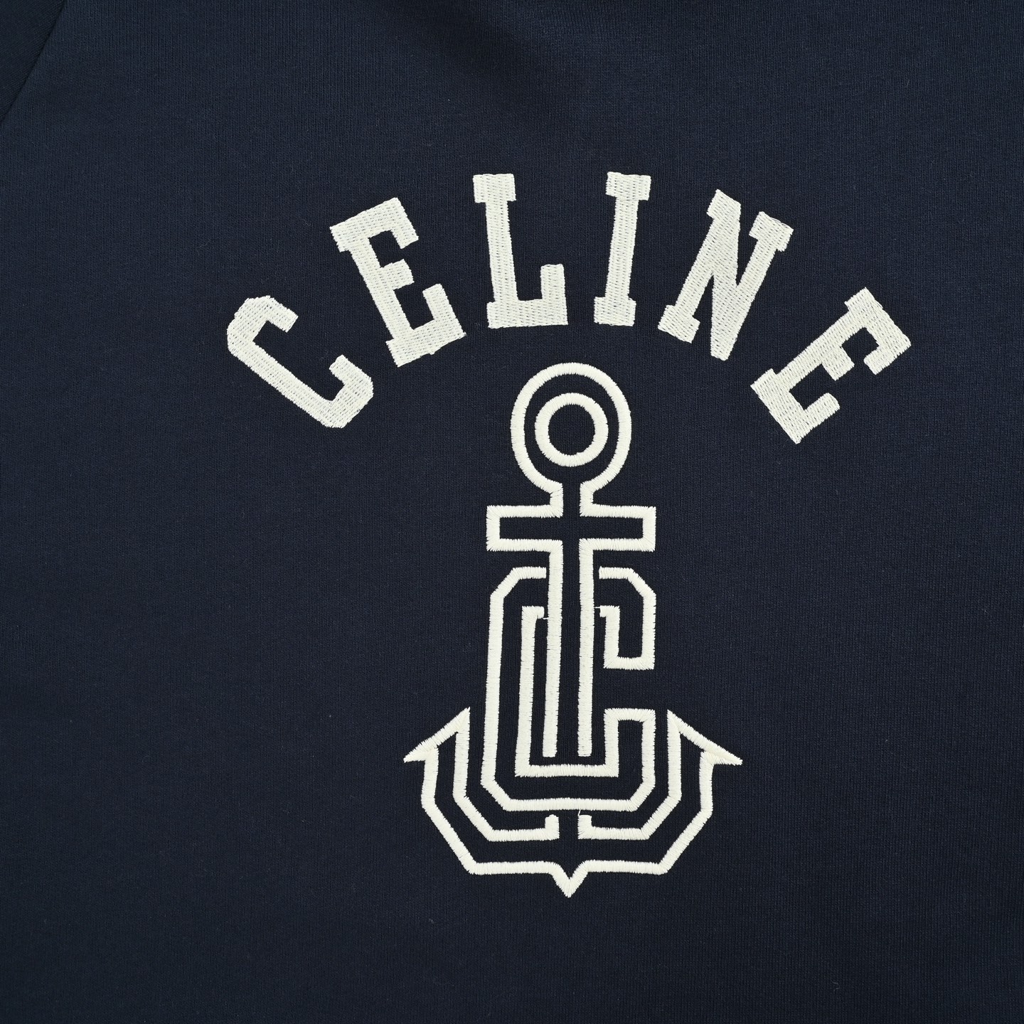 Celine/赛琳 25Fw 刺绣字母徽标连帽卫衣