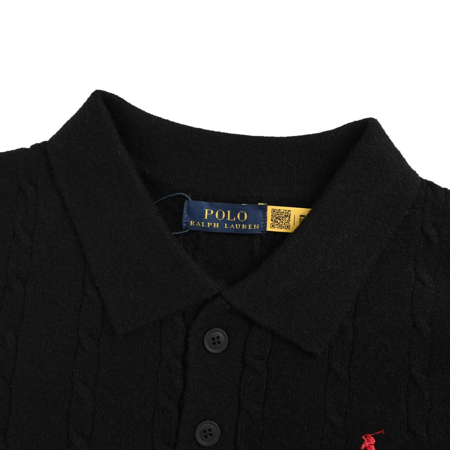 Ralph Lauren/拉夫劳伦 绞花翻领Polo毛衣