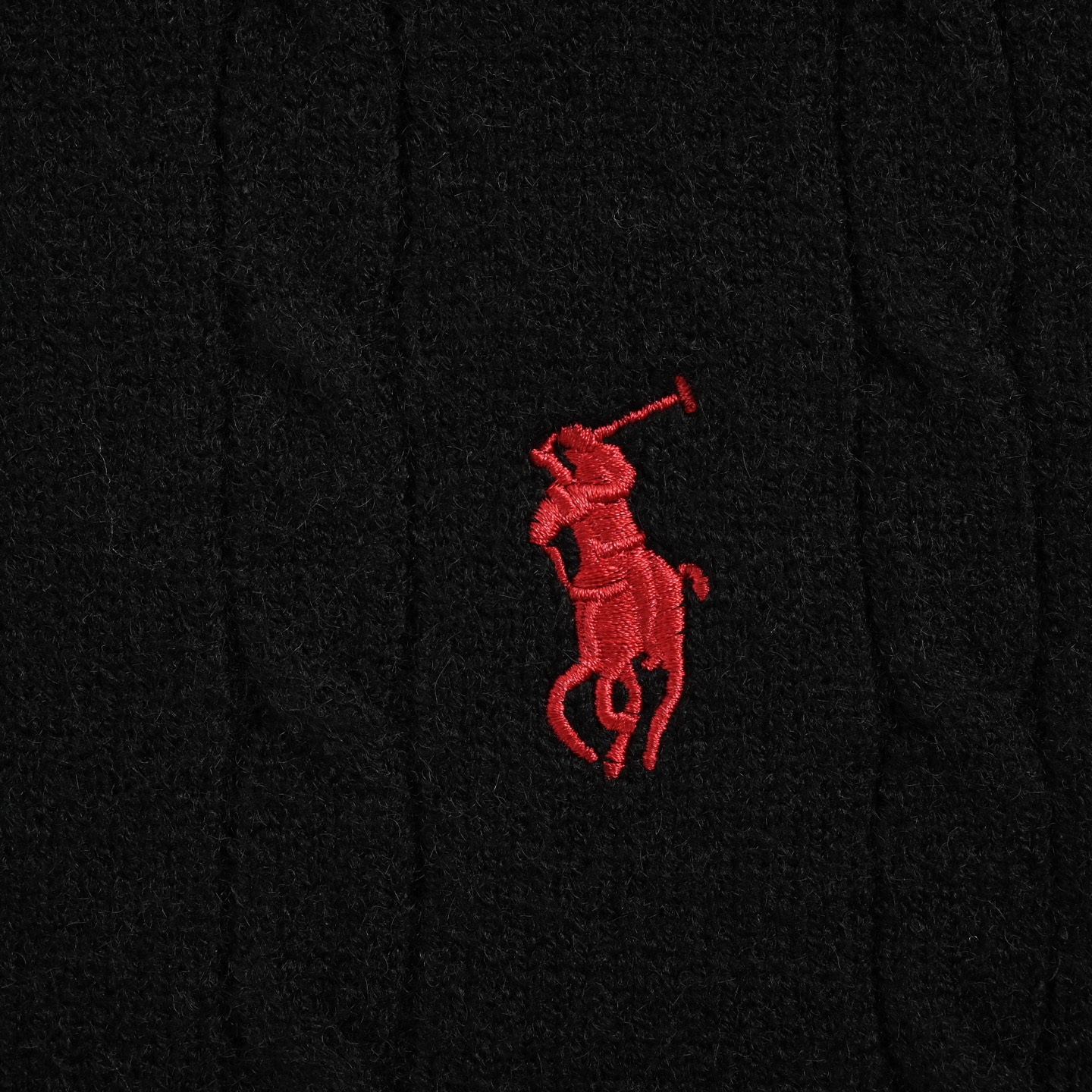 Ralph Lauren/拉夫劳伦 绞花翻领Polo毛衣