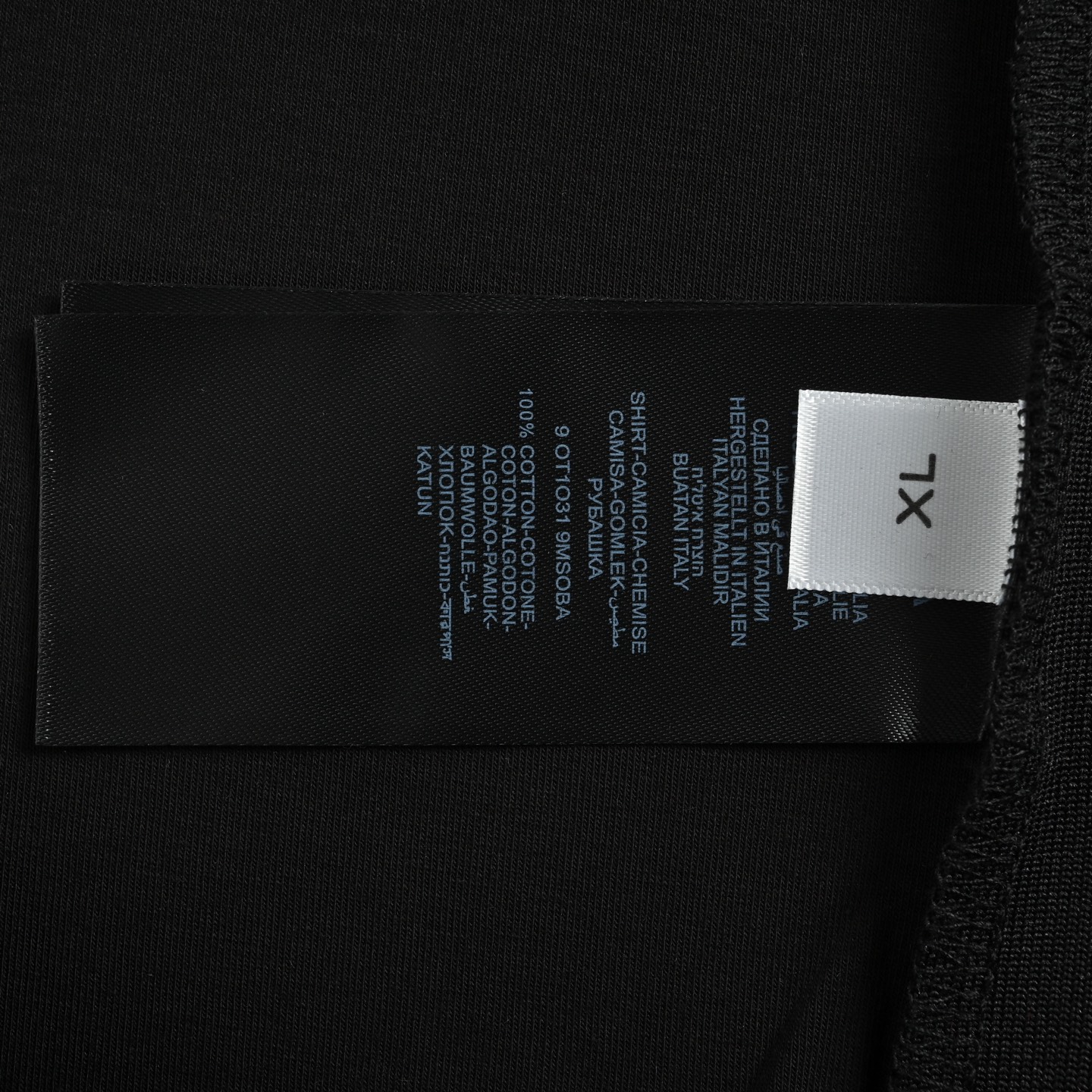 Zegna/杰尼亚 25Fw 简约标志字母刺绣长袖T恤