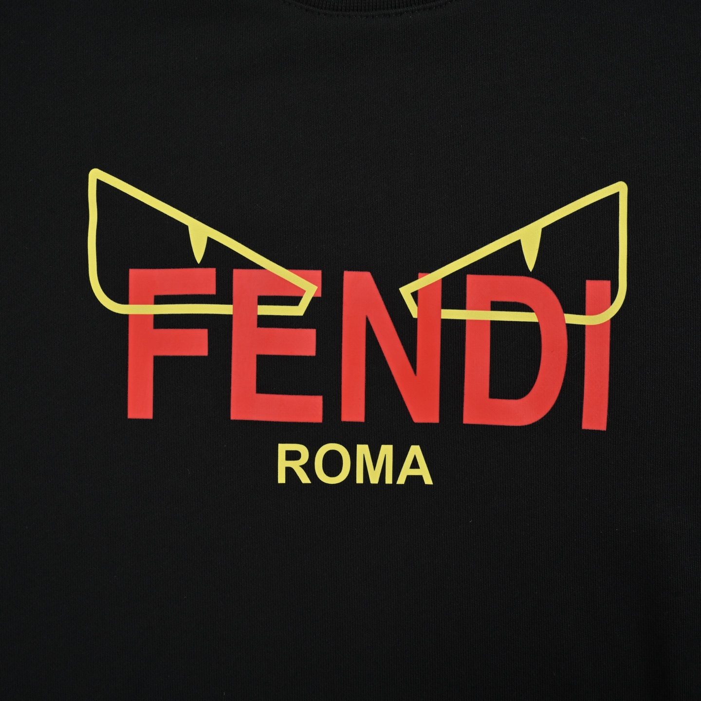 Fendi/芬迪 25Fw 黄眼睛圆领卫衣