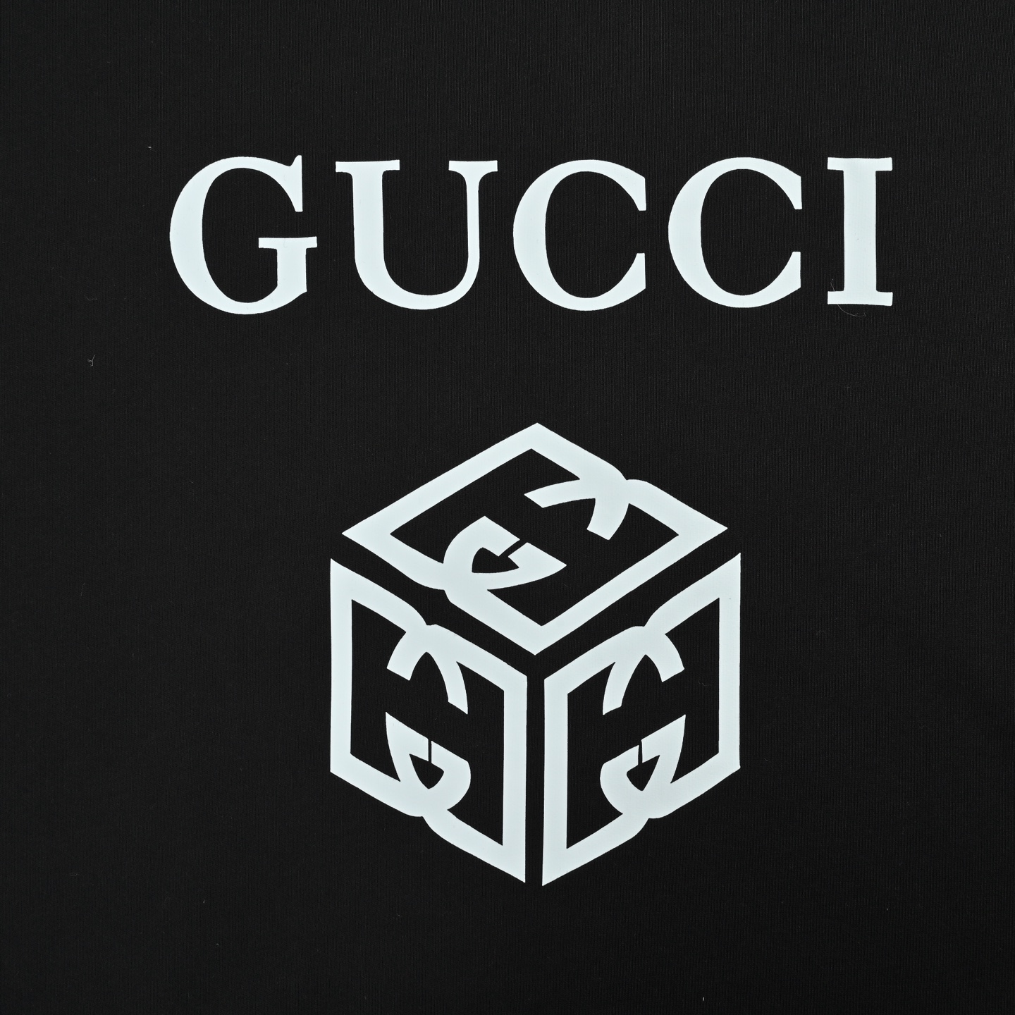 Gucci/古驰 25Fw 魔方印花圆领卫衣