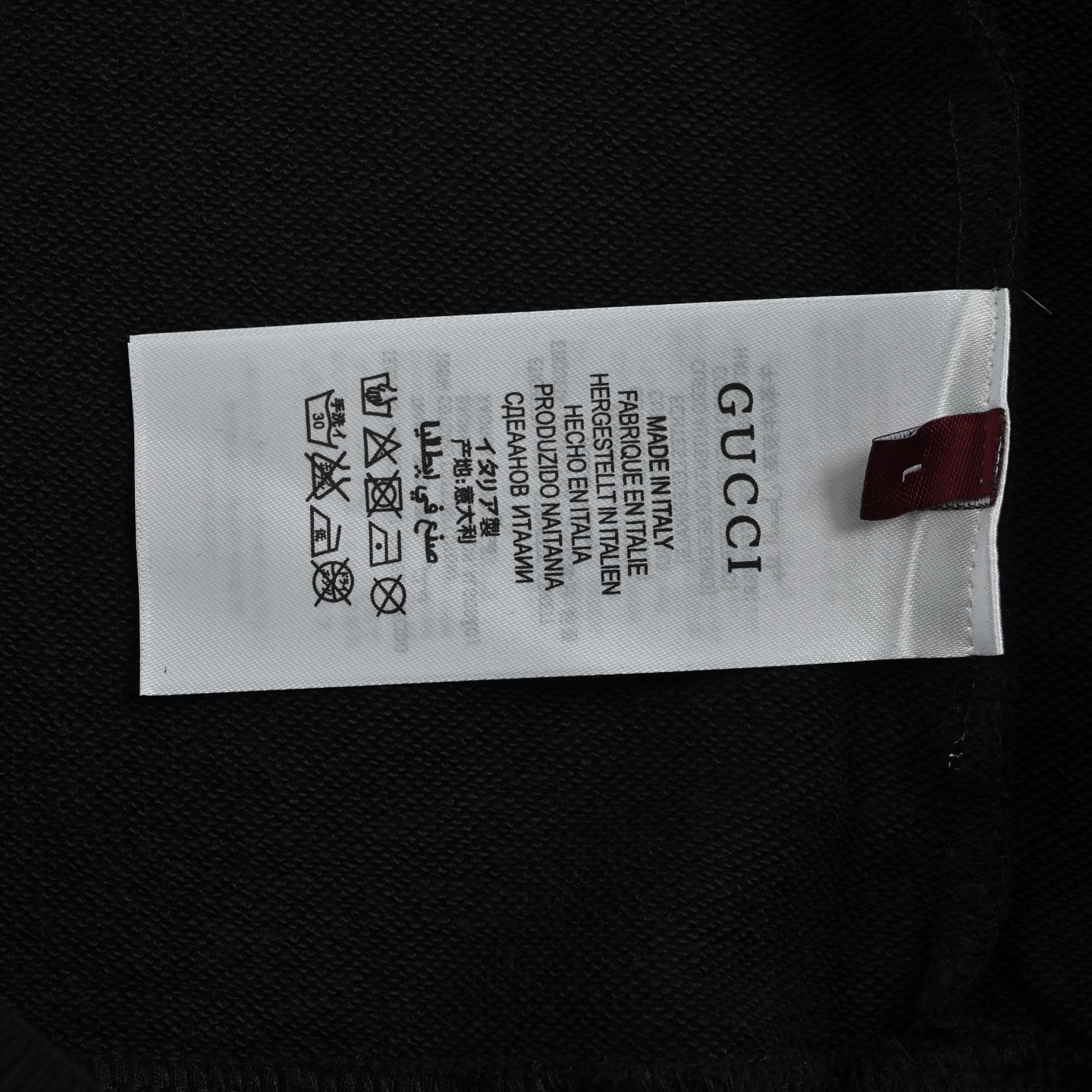 Gucci/古驰 25Fw 签名印花圆领卫衣