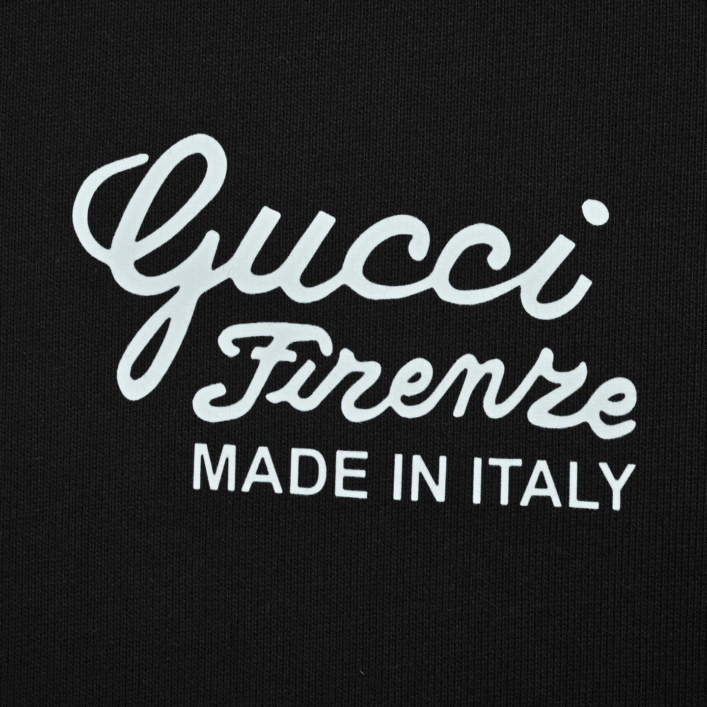 Gucci/古驰 25Fw 签名印花圆领卫衣