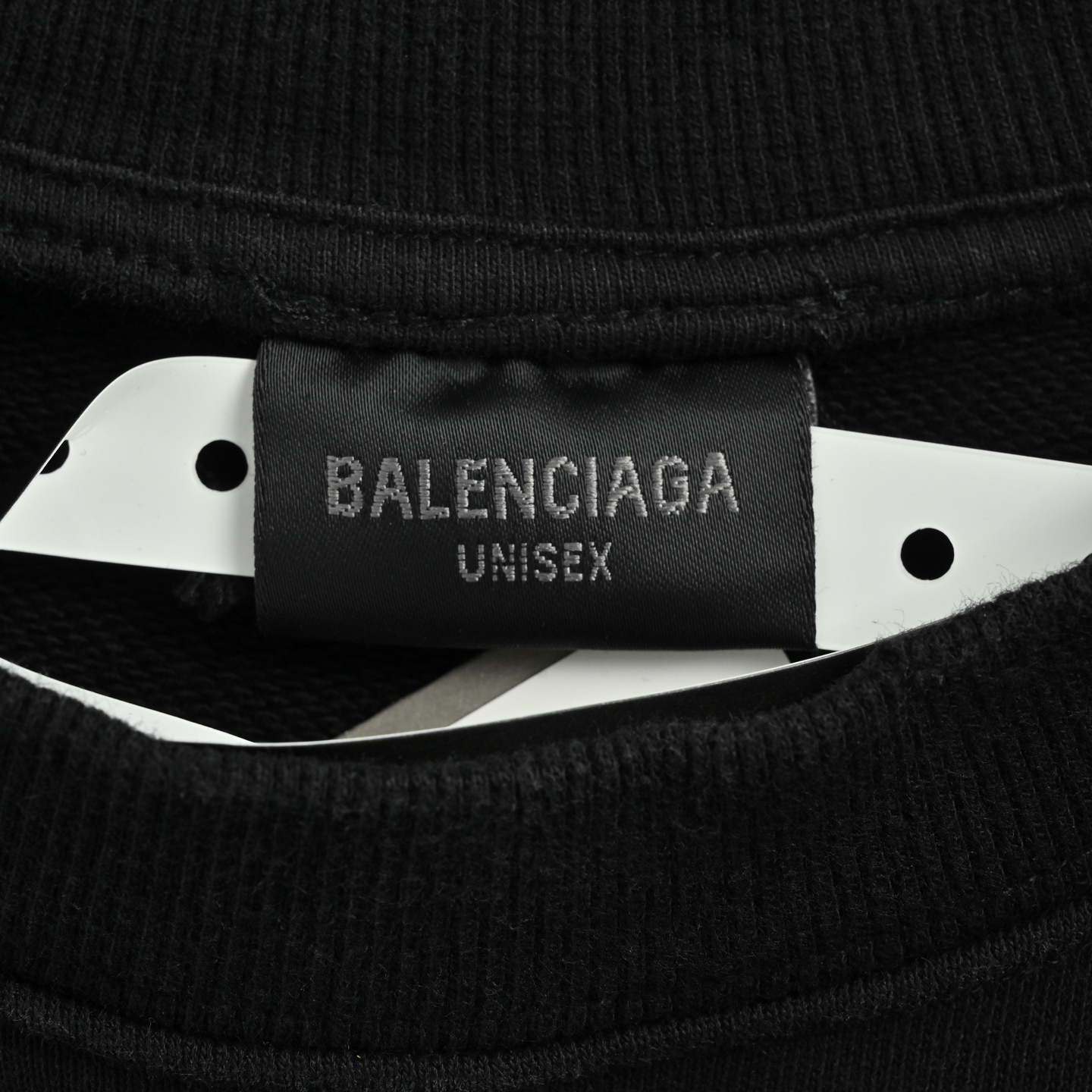 Balenciaga/巴黎世家 水洗手绘字母圆领卫衣
