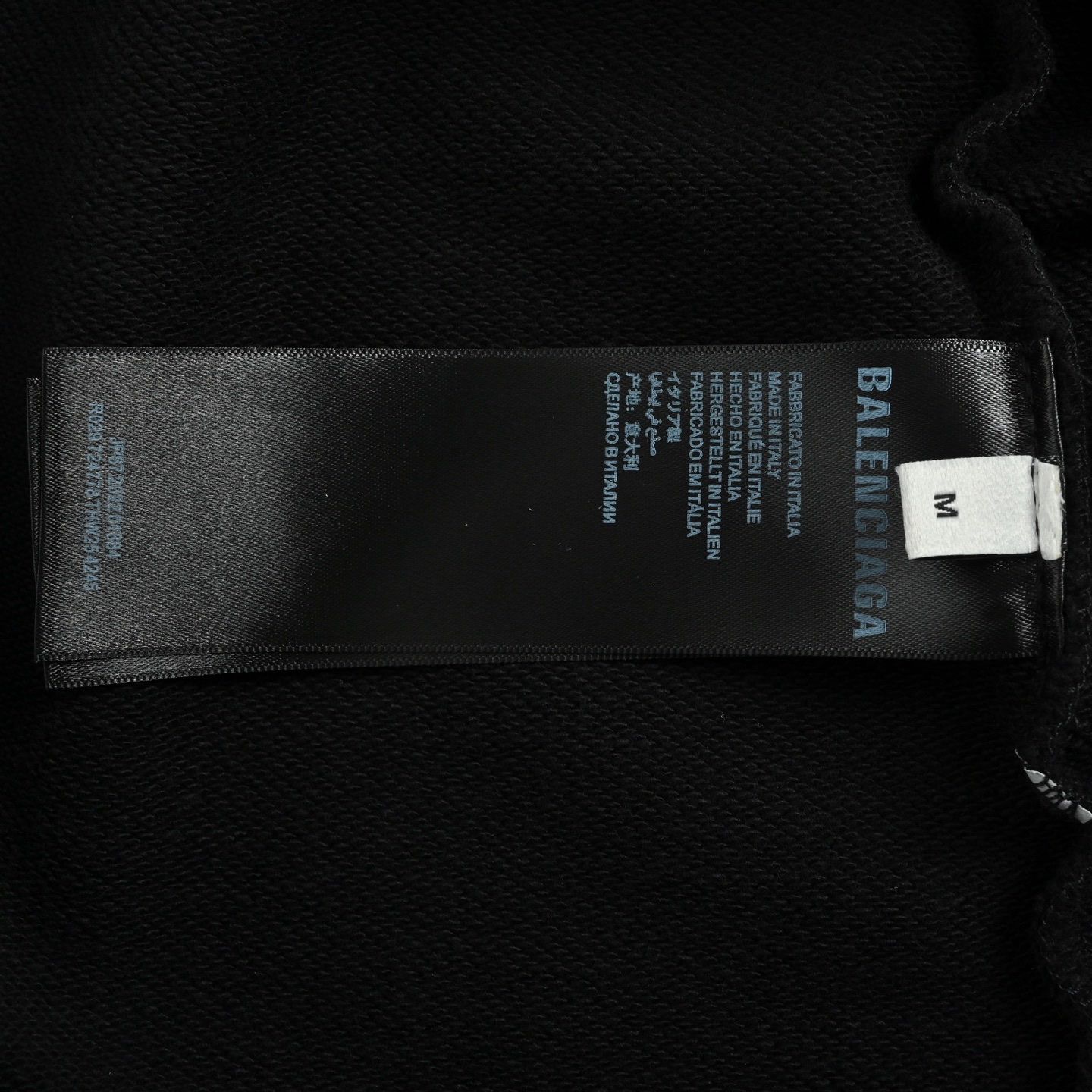 Balenciaga/巴黎世家 水洗手绘字母圆领卫衣