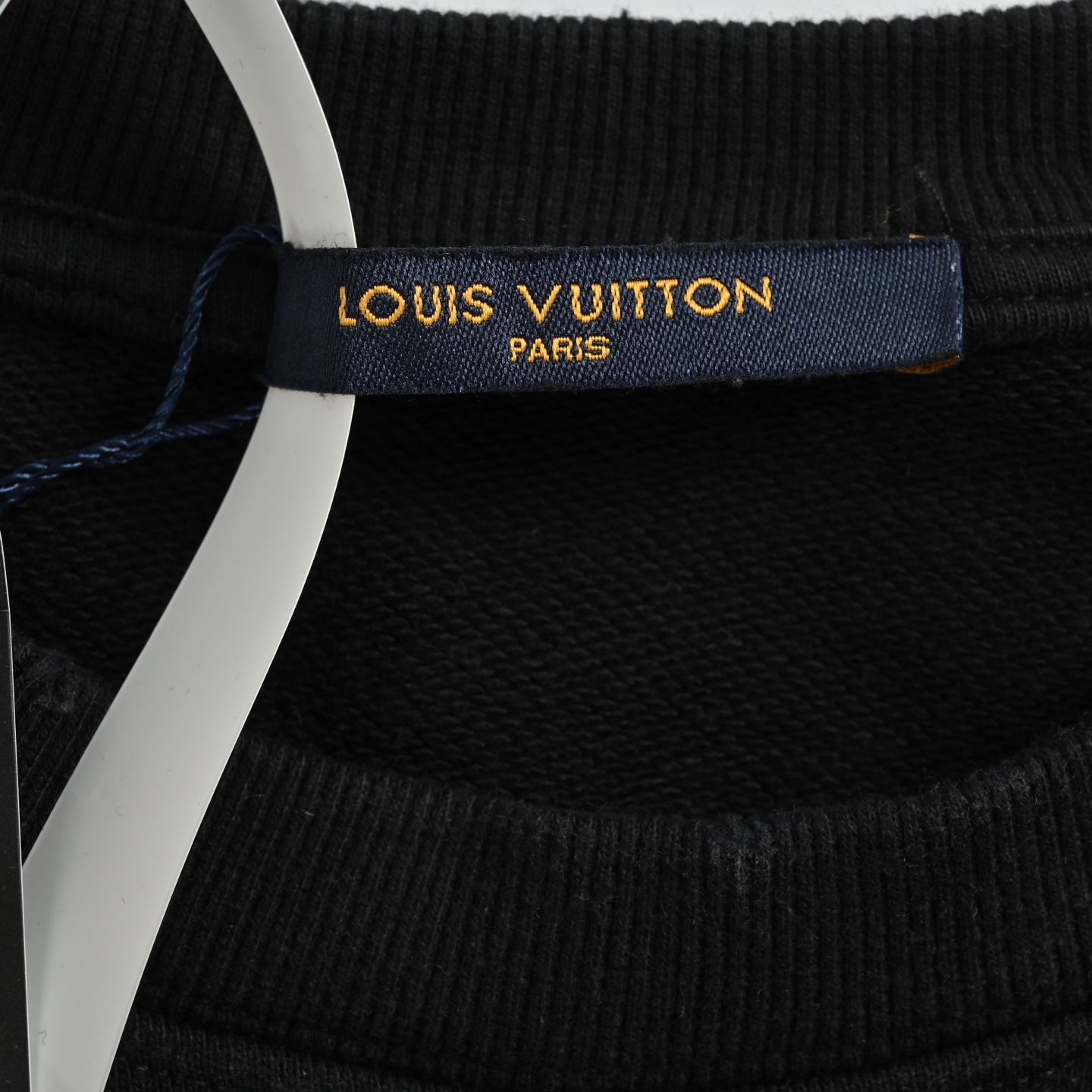 Louis Vuitton/路易威登 水洗植绒字母圆领卫衣