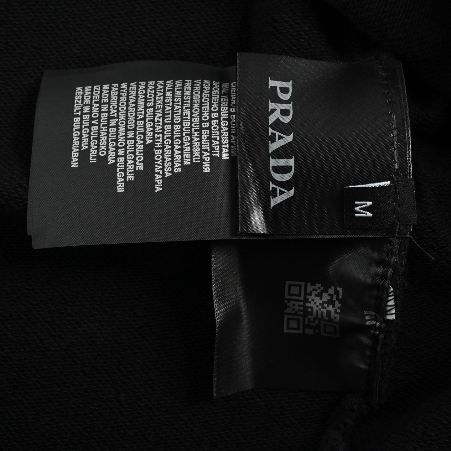 Prada/普拉达 水洗手绘字母字母圆领卫衣