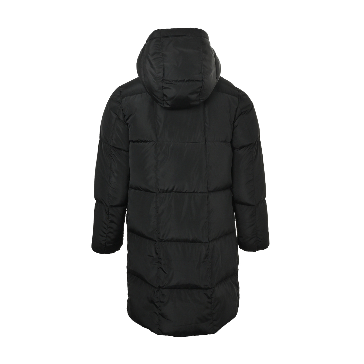 Moncler/蒙口 黑巧白巧Litte方形绗缝长款连帽羽绒服