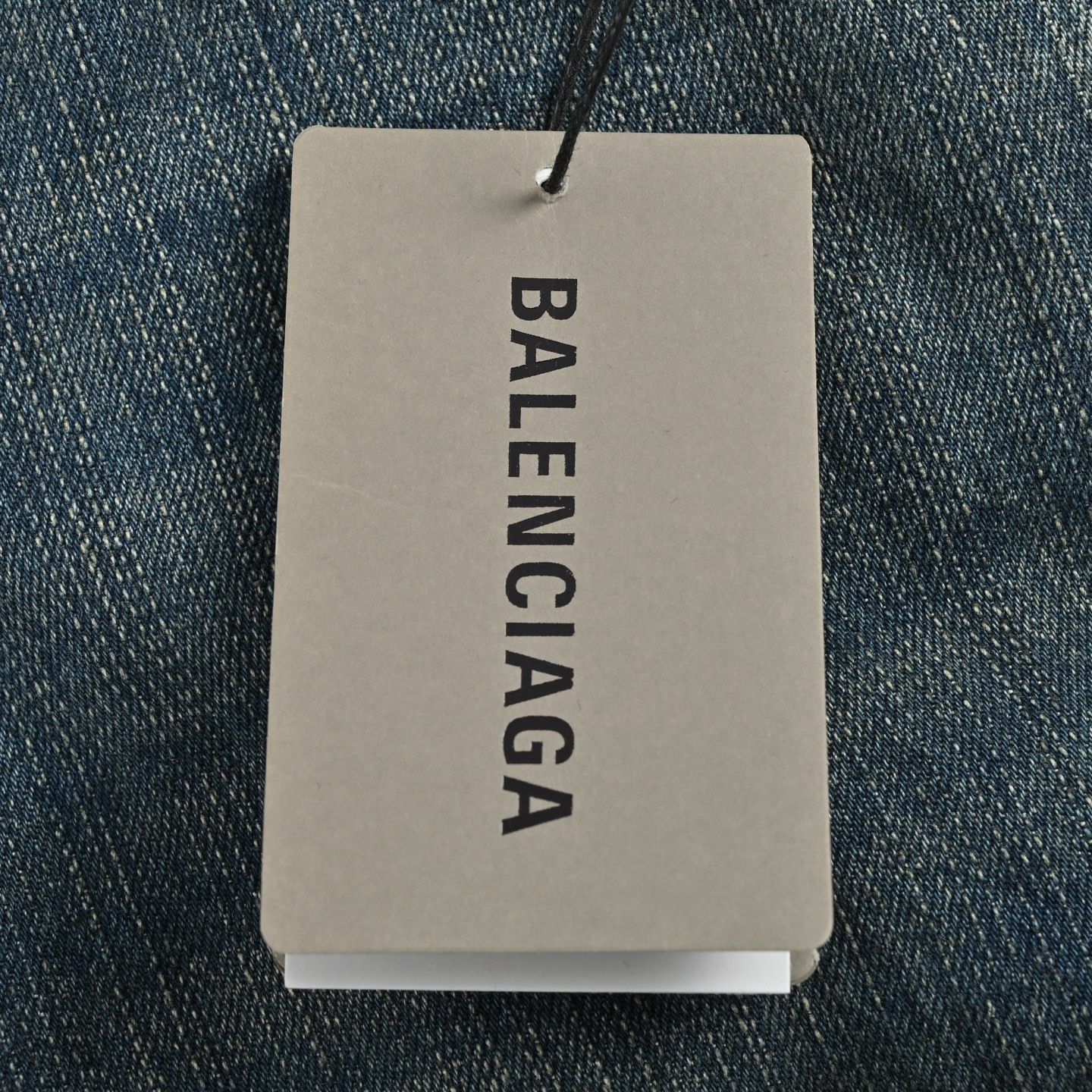 Balenciaga/巴黎世家 CUT-UP圆环刺绣刺绣拼接牛仔裤