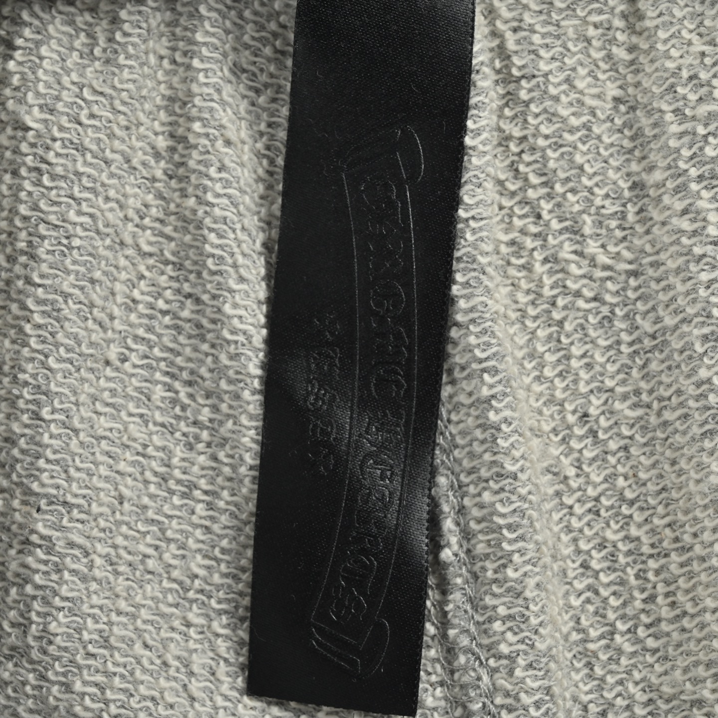 ChromeHearts/克罗心 植绒工艺宽松直筒长裤 2025秋冬新款刺绣松紧带休闲裤