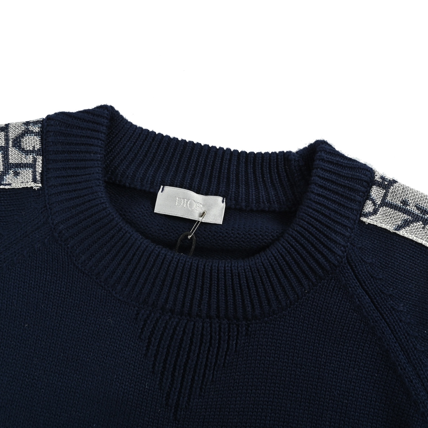Dior/迪奥 22Fw 提花织带圆领毛衣