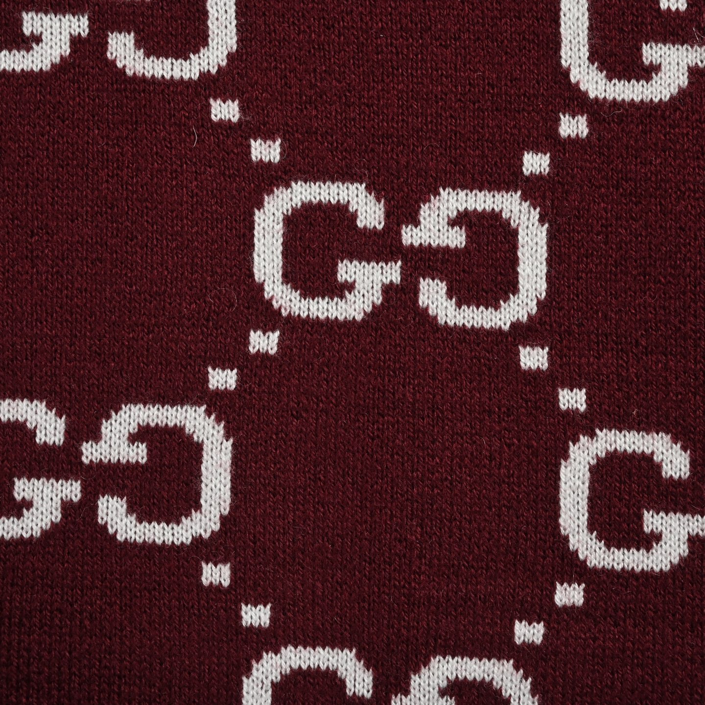 Gucci/古驰 GG提花双面穿拉链毛衣外套