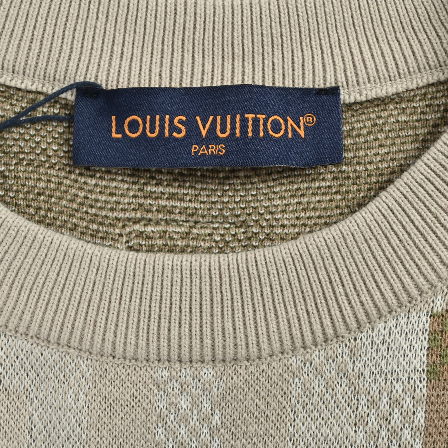 Louis Vuitton/路易威登 25Fw 蛇年限定马赛克提花毛衣