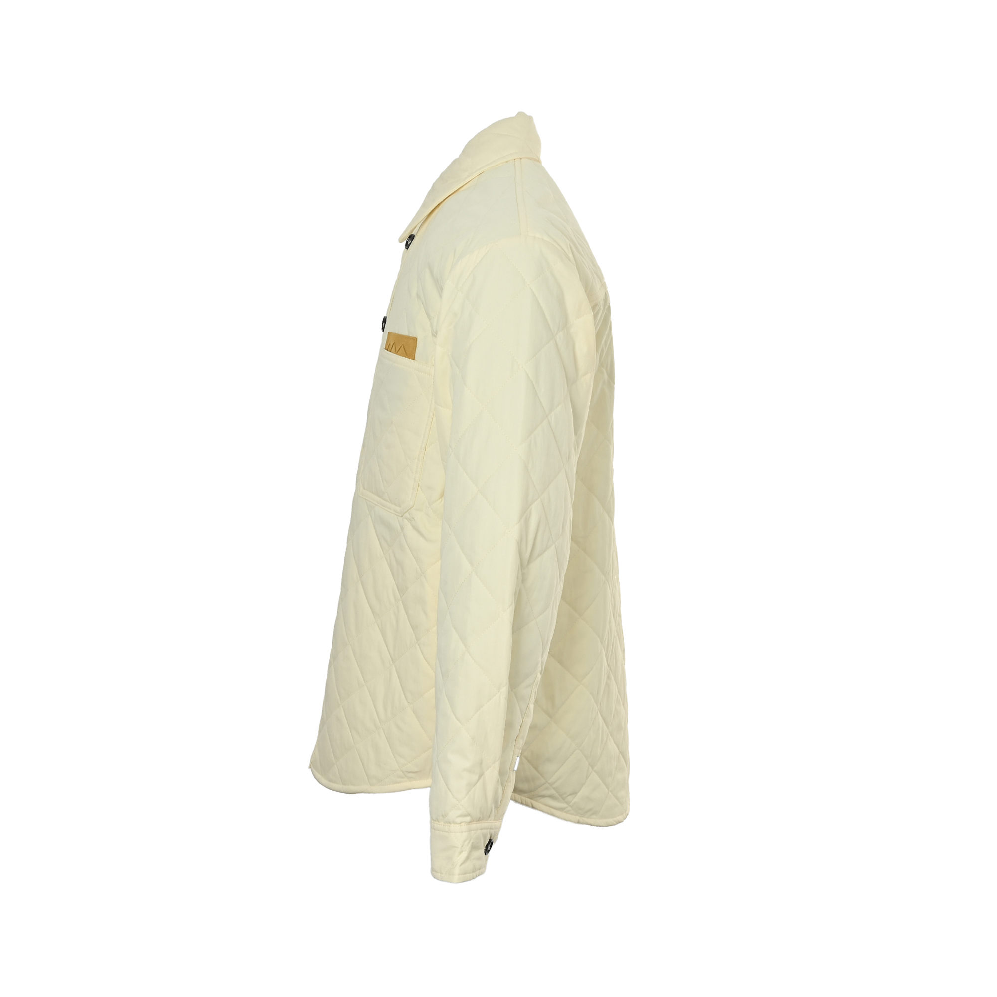 BOTTEGA VENETA葆蝶家BV编织皮口袋翻领棉服外套