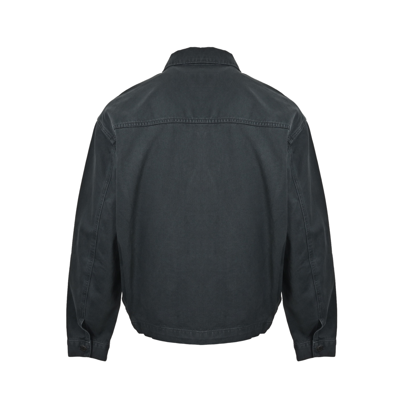 Prada/普拉达 25Fw 三角标拉链牛仔外套 定制纳米深蓝精纺牛仔布