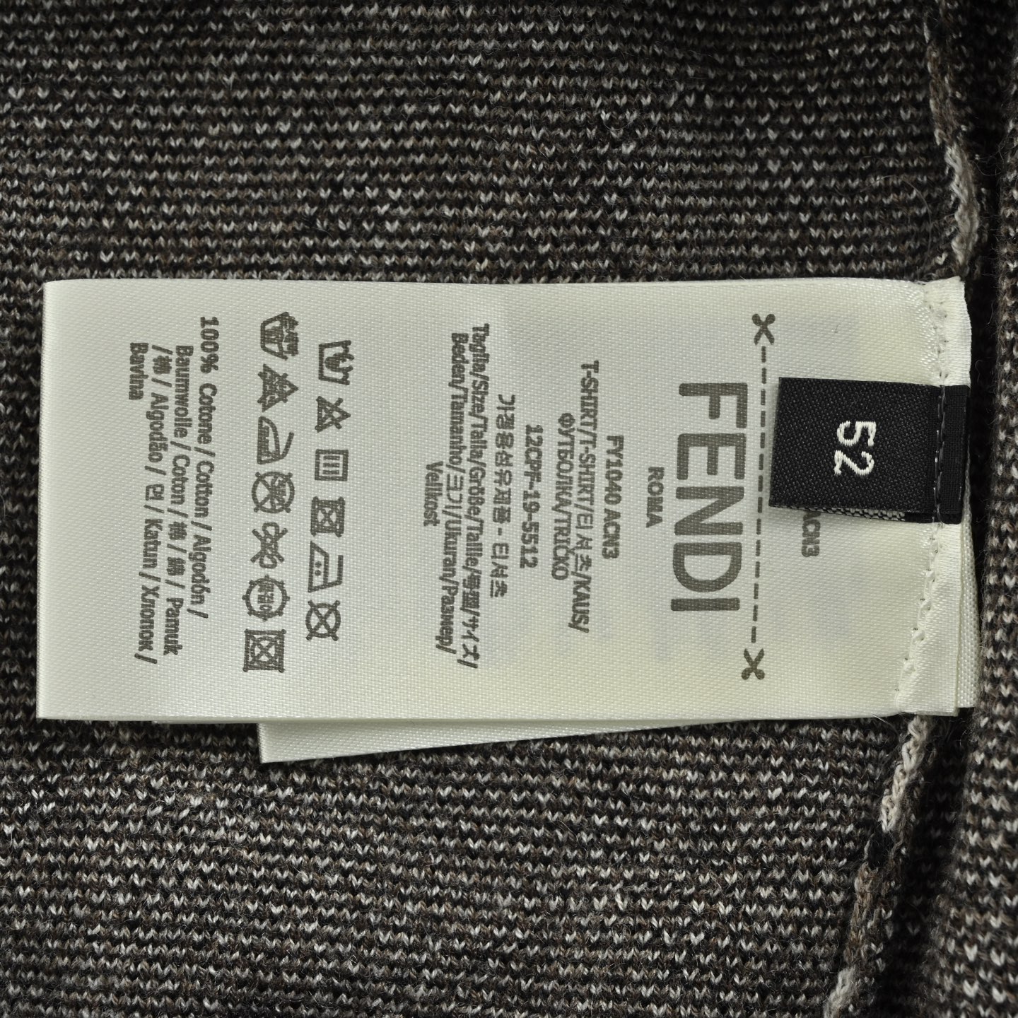 Fendi/芬迪 OPTICA满圆标提花针织毛衣