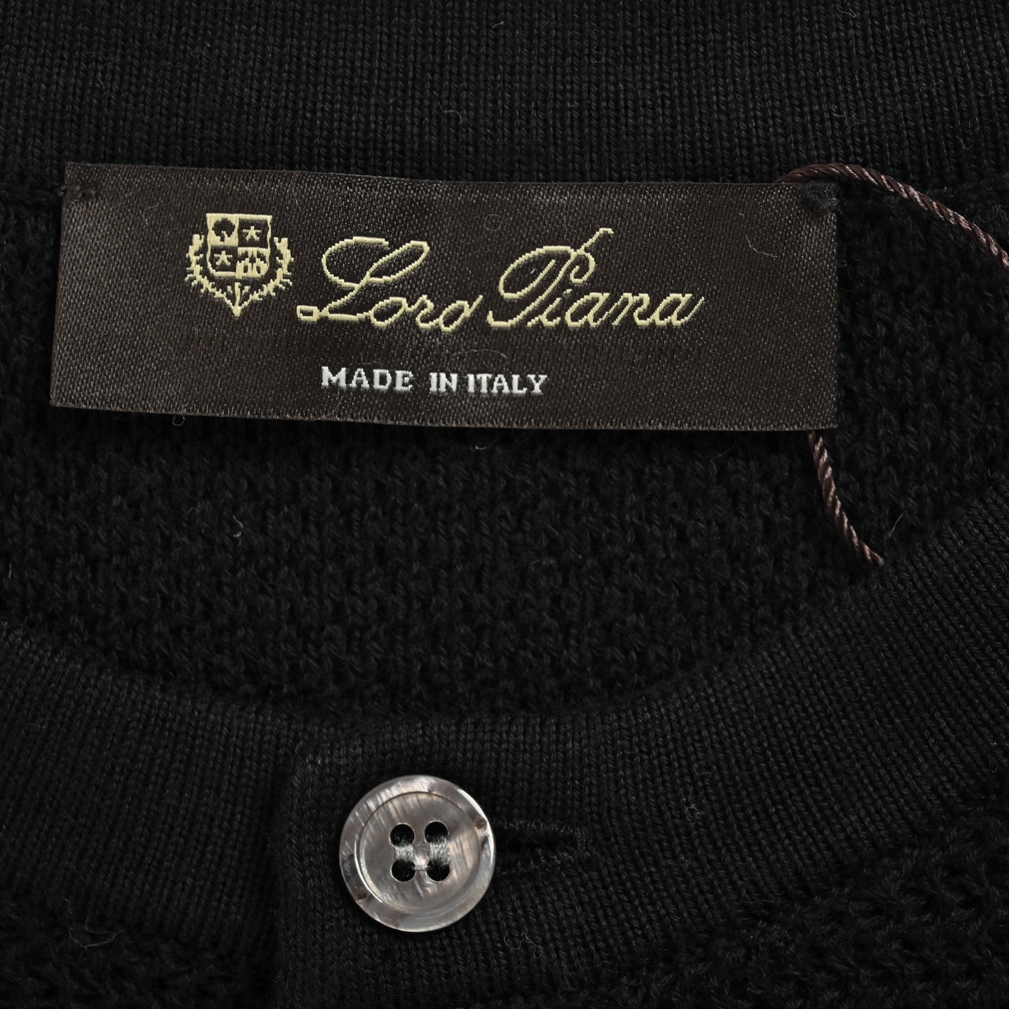 Loro Piana LP 亨利领老钱风羊绒针织衫