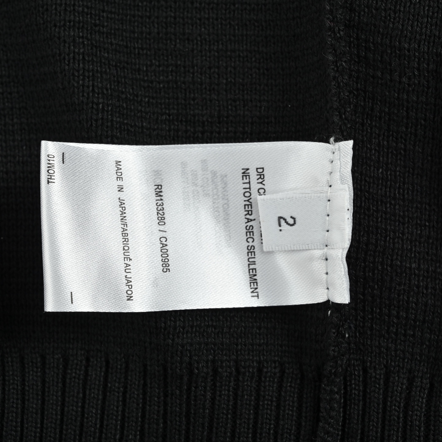 Thom Browne/汤姆布朗 双袖标拉链毛衣开衫