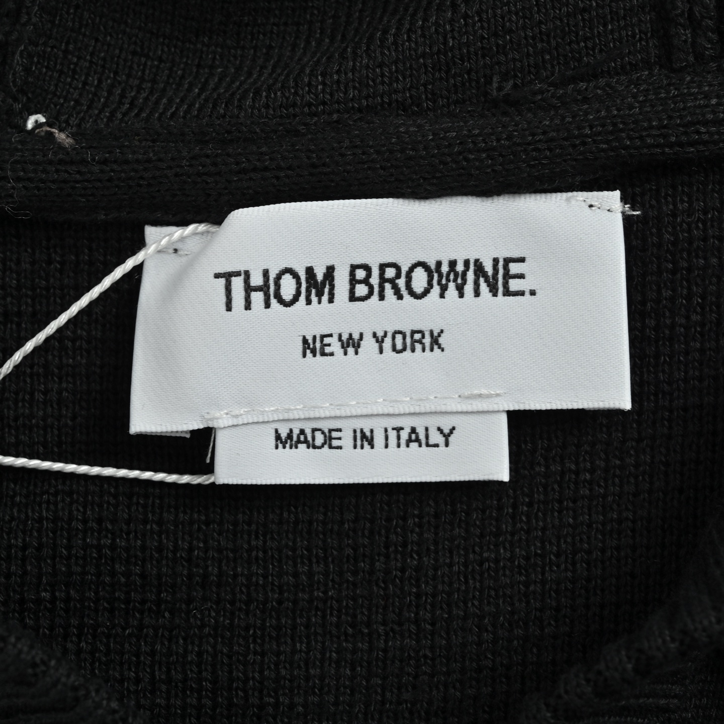 Thom Browne/汤姆布朗 双袖标拉链毛衣开衫