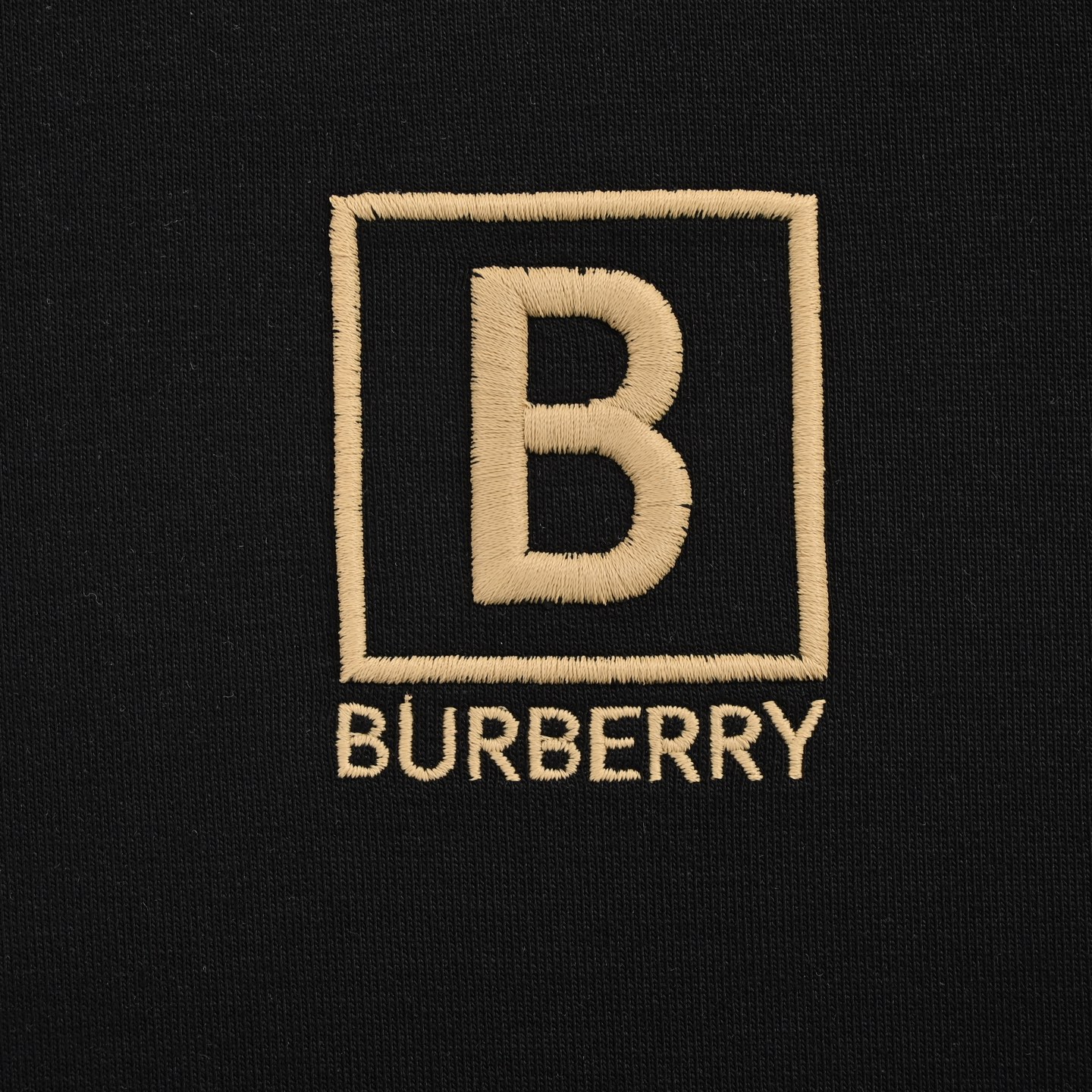 Burberry/巴宝莉 25ss 方框方块刺绣B侧边格纹圆领卫衣