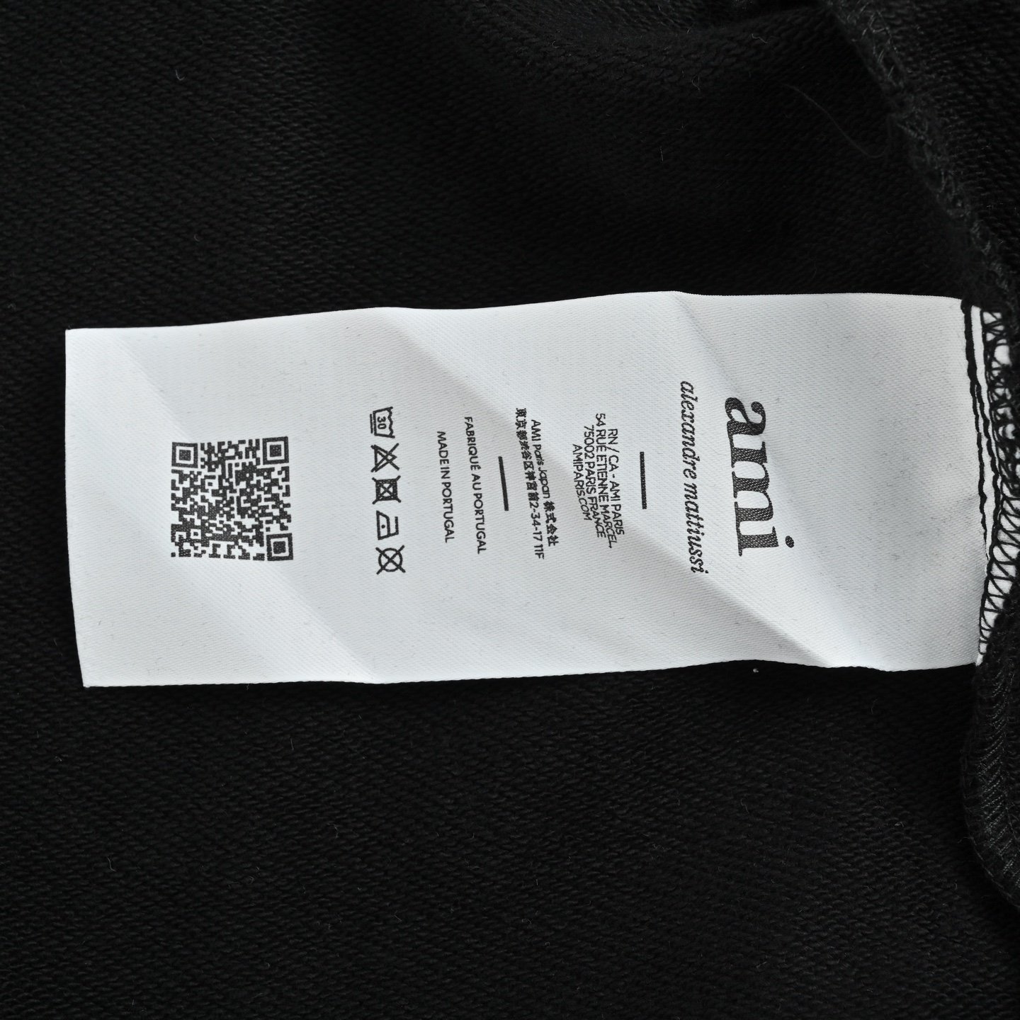 Ami Paris 小爱心刺绣拉链连帽外套