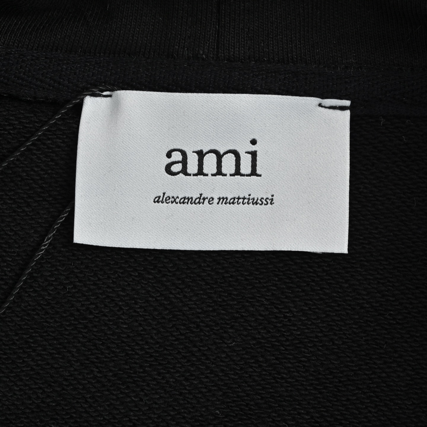 Ami Paris 小爱心刺绣拉链连帽外套