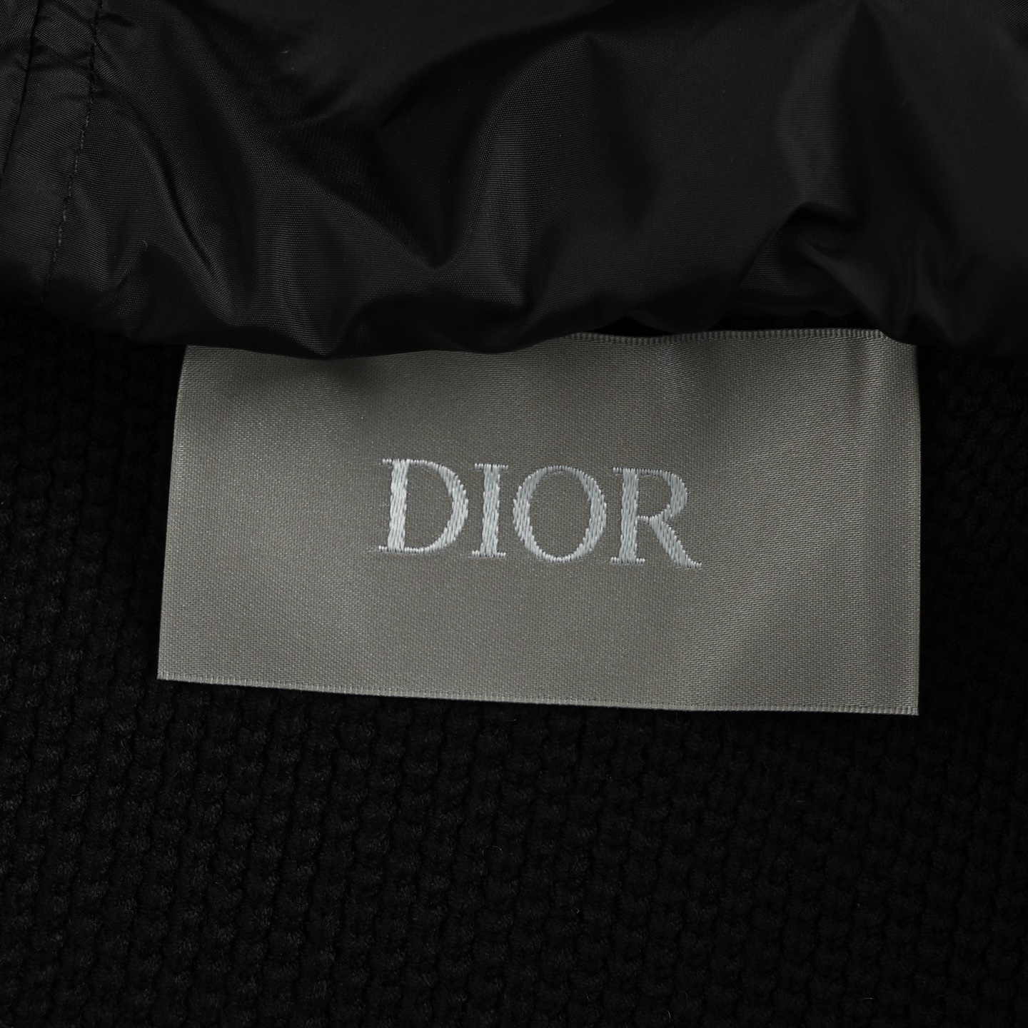 Dior/迪奥 24Fw 绗缝字母针织拼接连帽棉服外套
